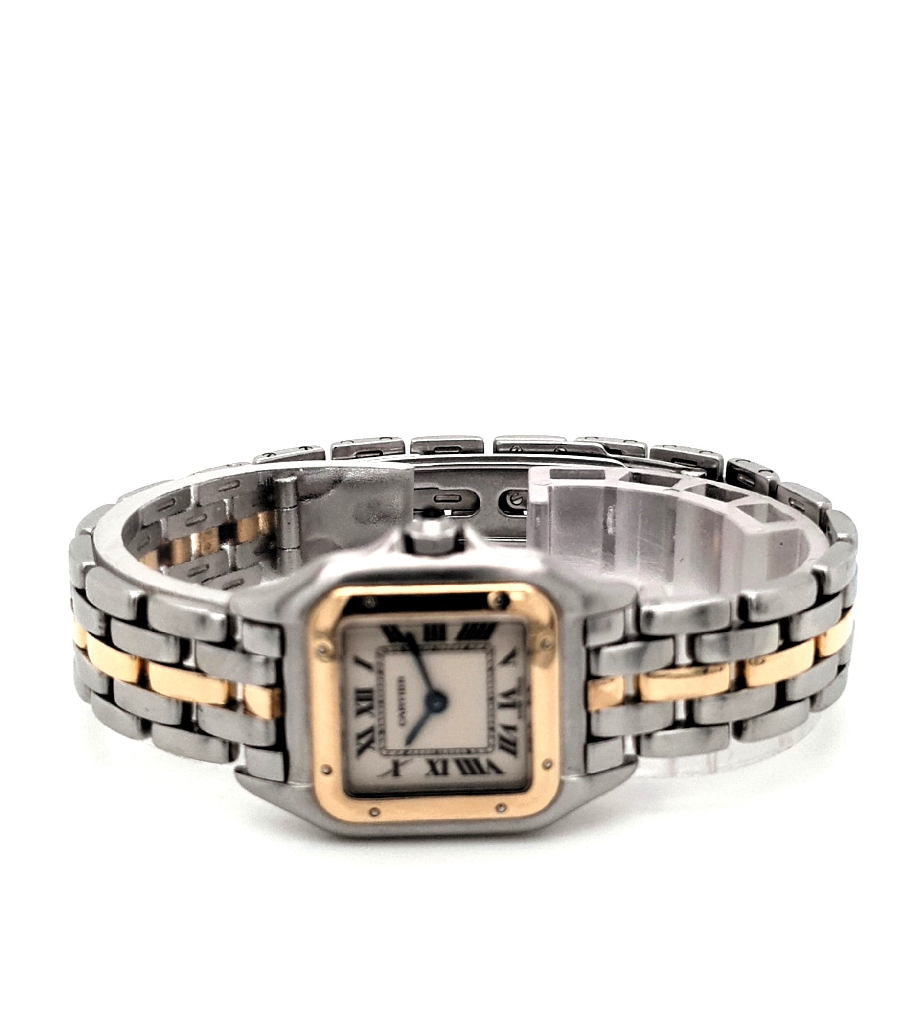 Cartier Panthere 22 mm Stahl Gelb Gold 750 Damen Ref. 166921