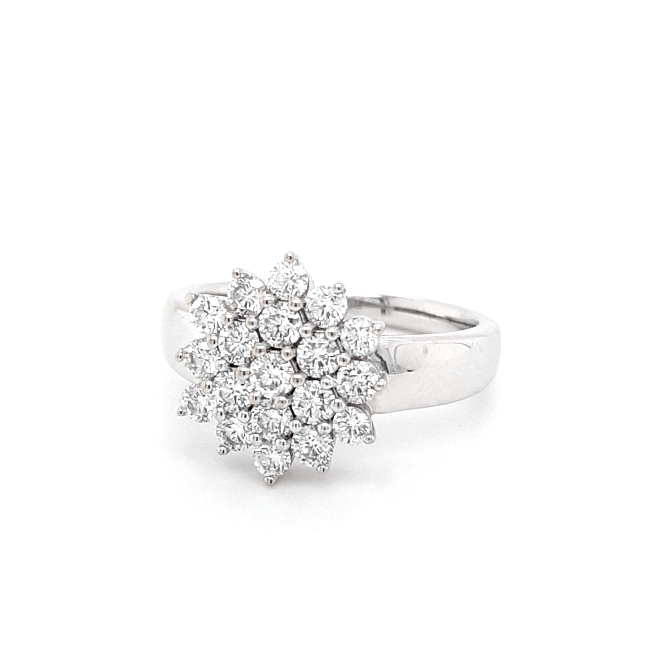 Ring Weißgold 585 14 kt Brillanten 0,95 ct Damen Schmuck Geschenk