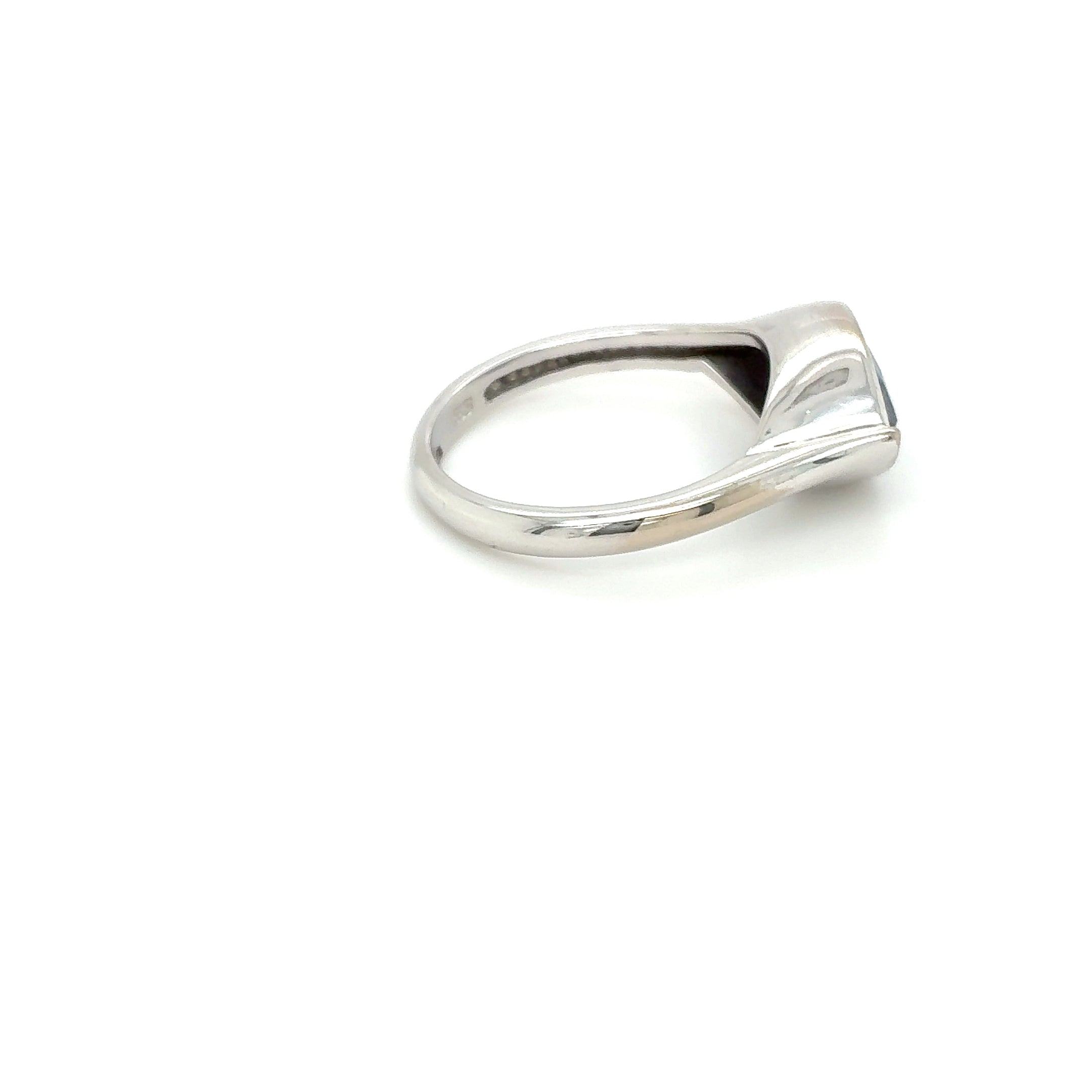 Ring 585 Weißgold 14kt Gold Gr. 56