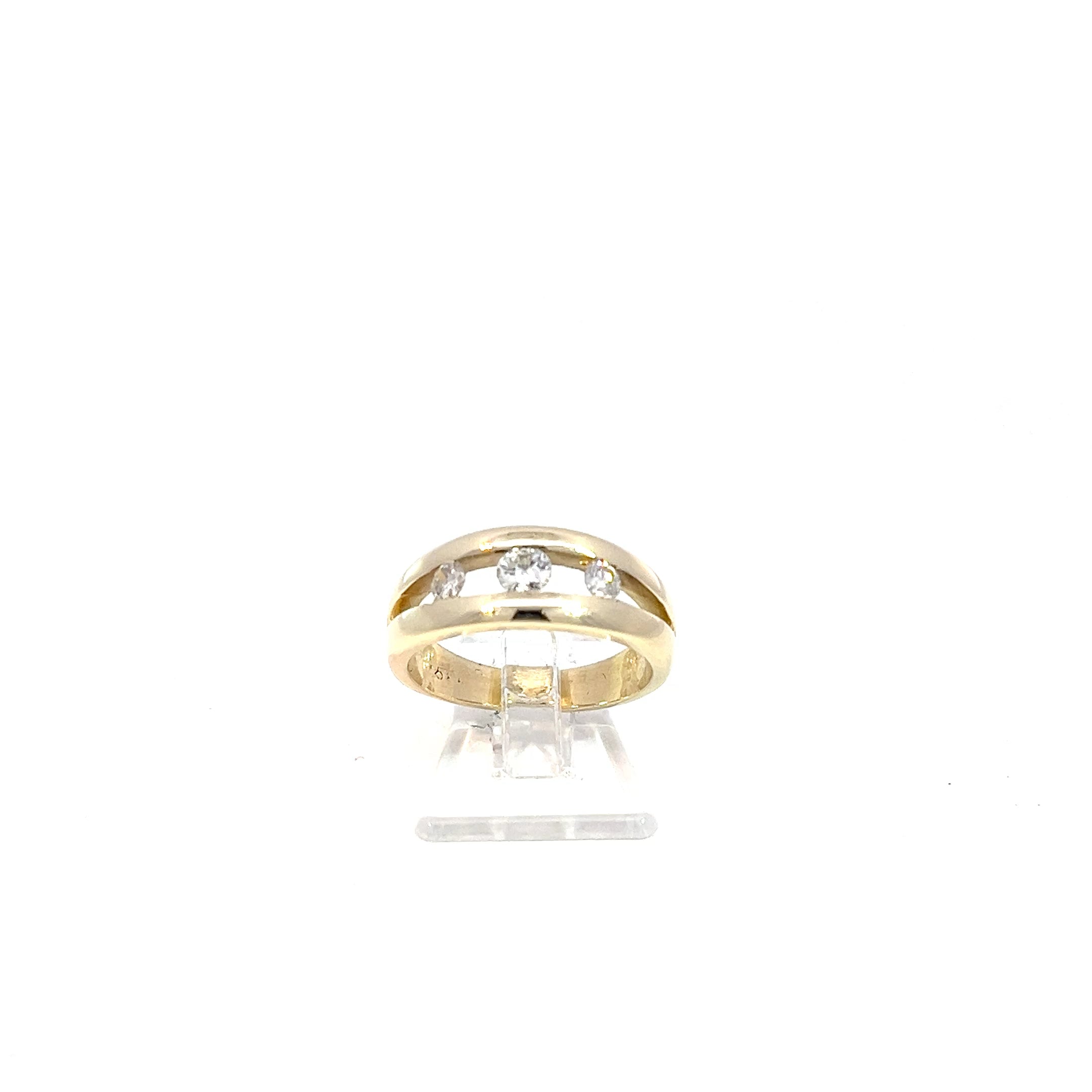 Damen Ring Gold Brillanten ca. 0,36ct. *52*