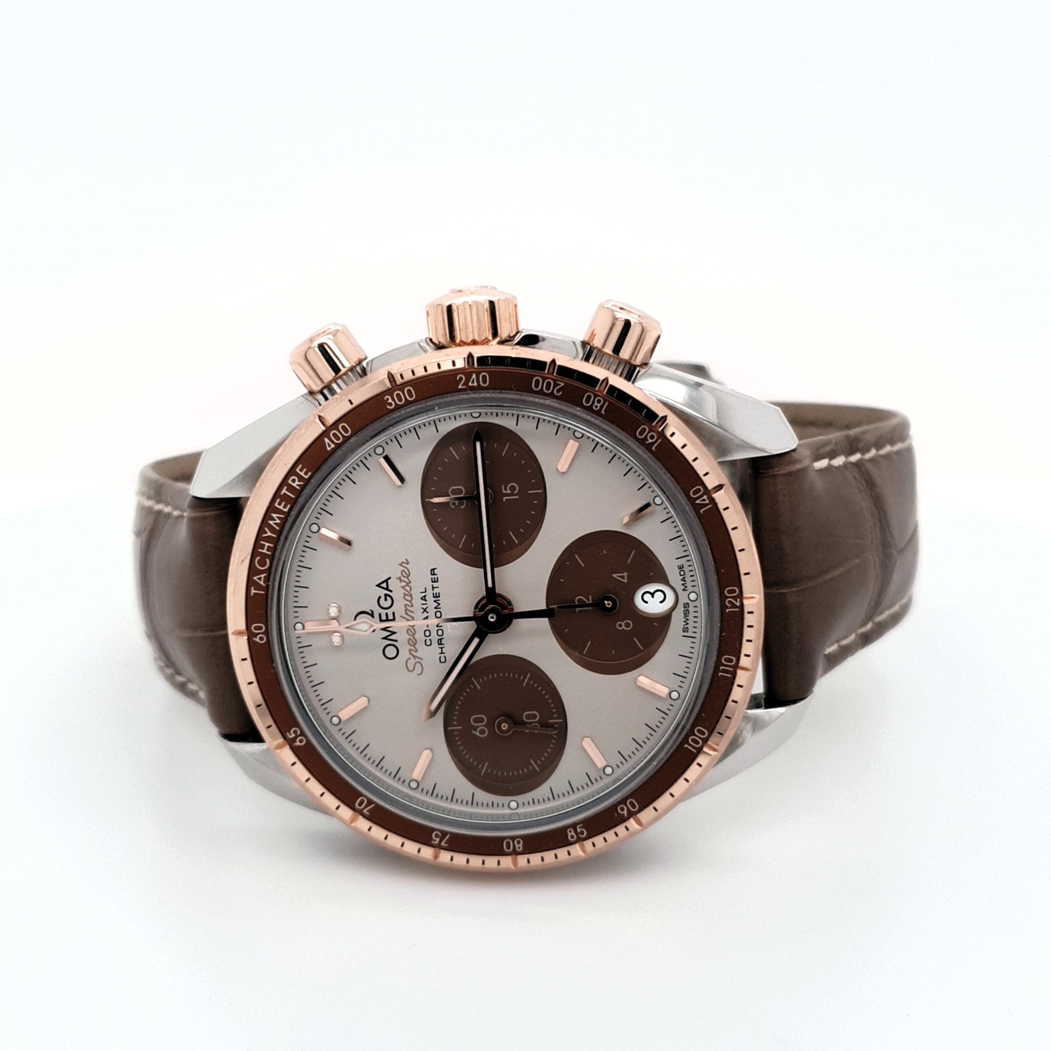 Omega Speedmaster Stahl/ Rosegold 750 Unisex 38 mm