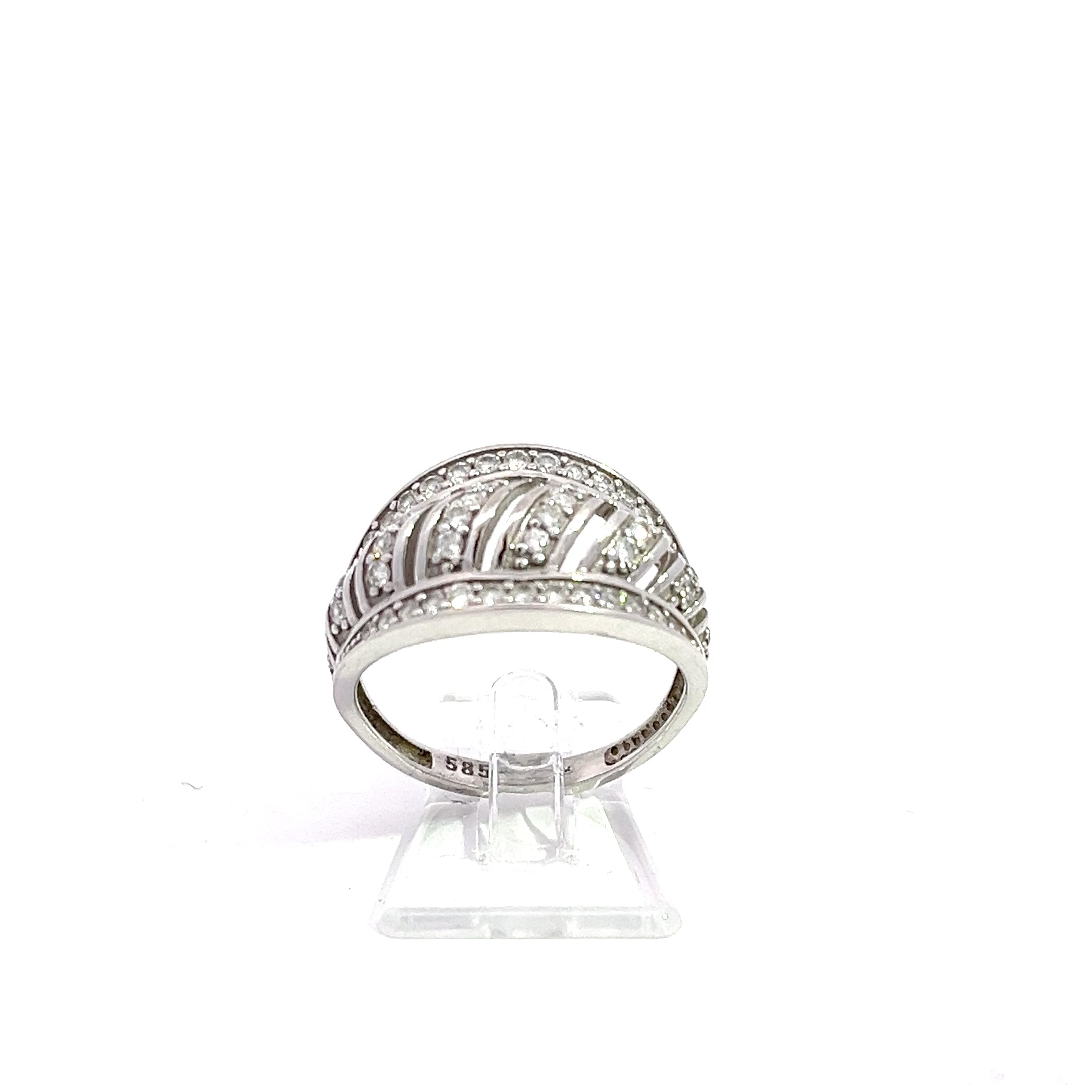 Damenring Gold Zirkonia *57*