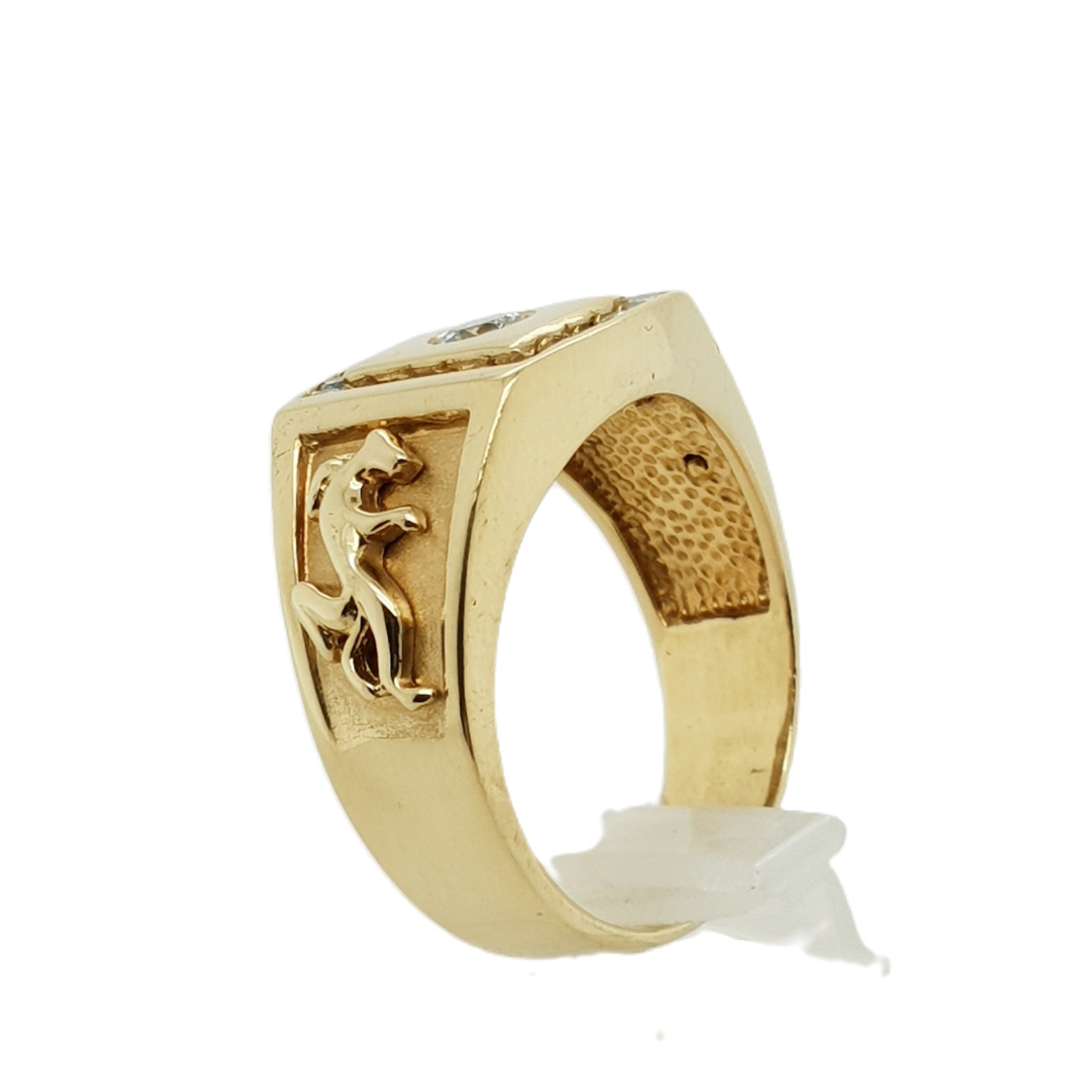 Brillant Gold Ring 750 18kt Gr.63 Herren