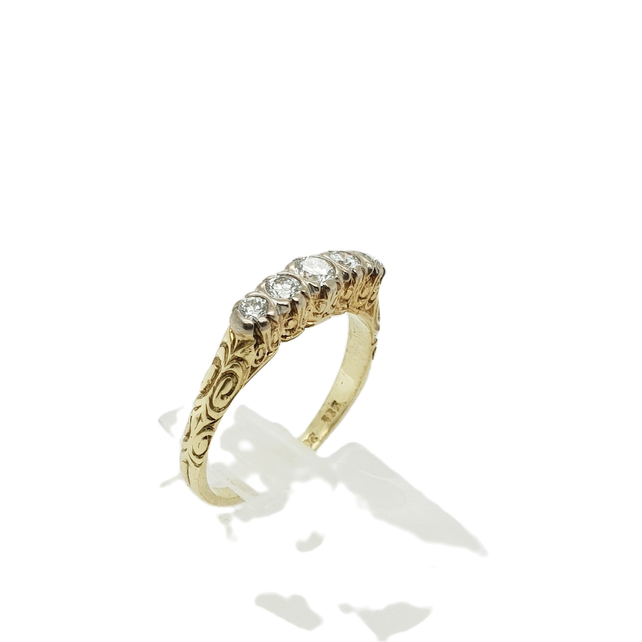 Brillant Gold Ring 585 14kt Gr.52