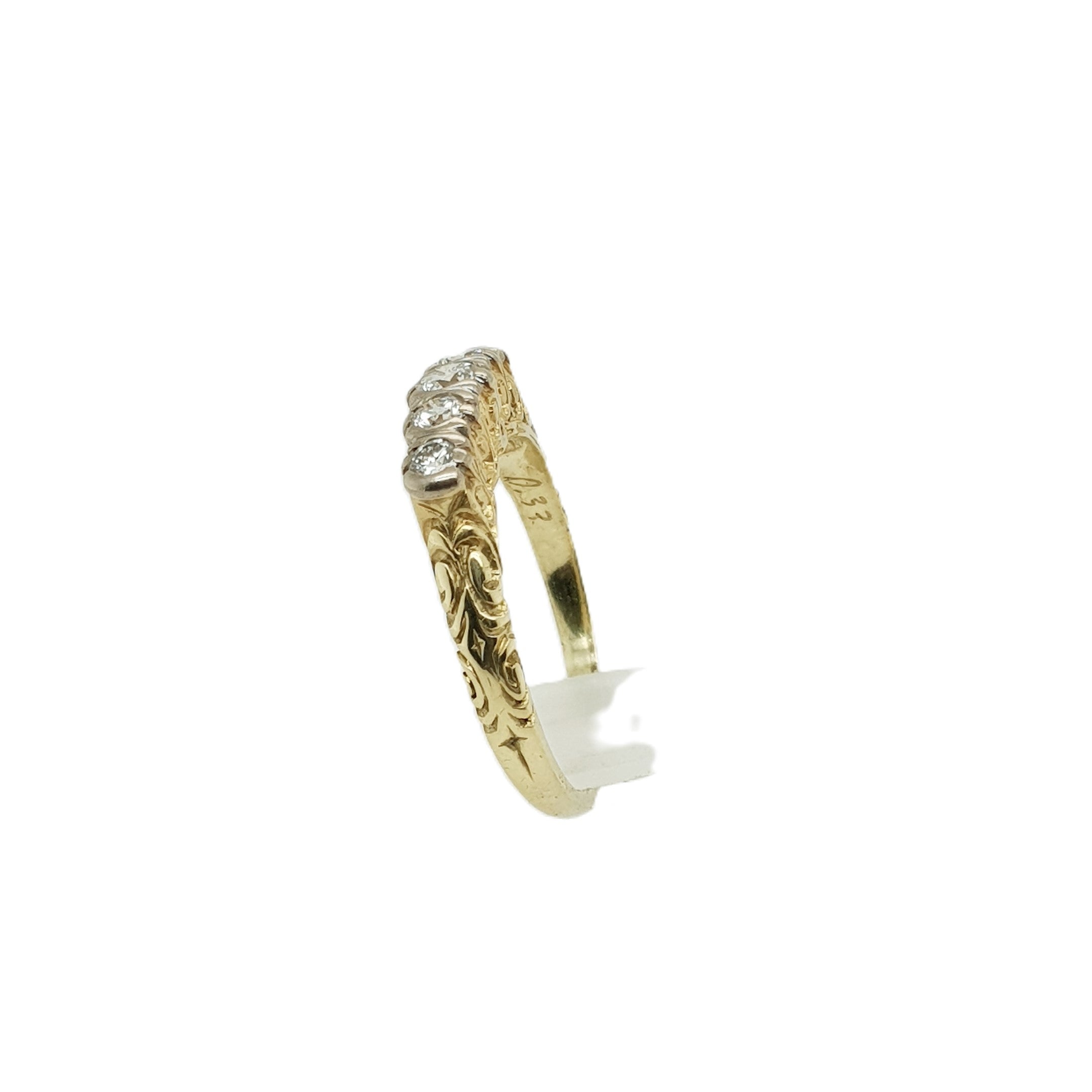 Brillant Gold Ring 585 14kt Gr.52