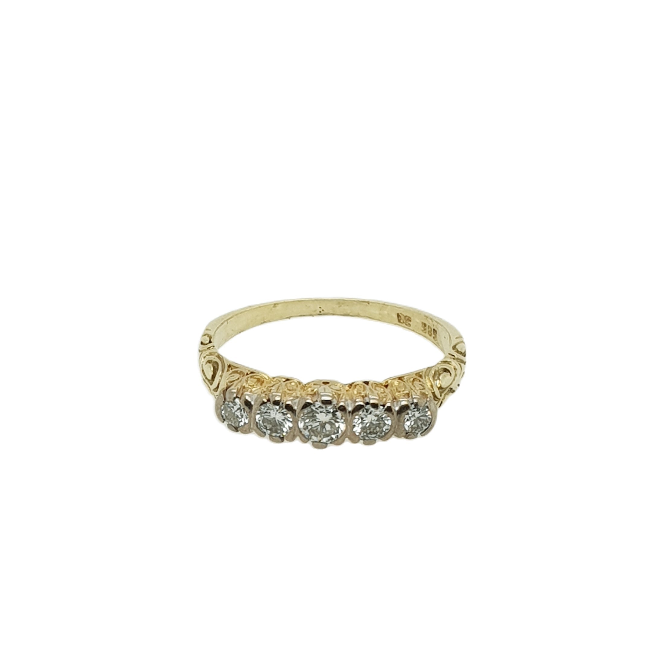 Brillant Gold Ring 585 14kt Gr.52