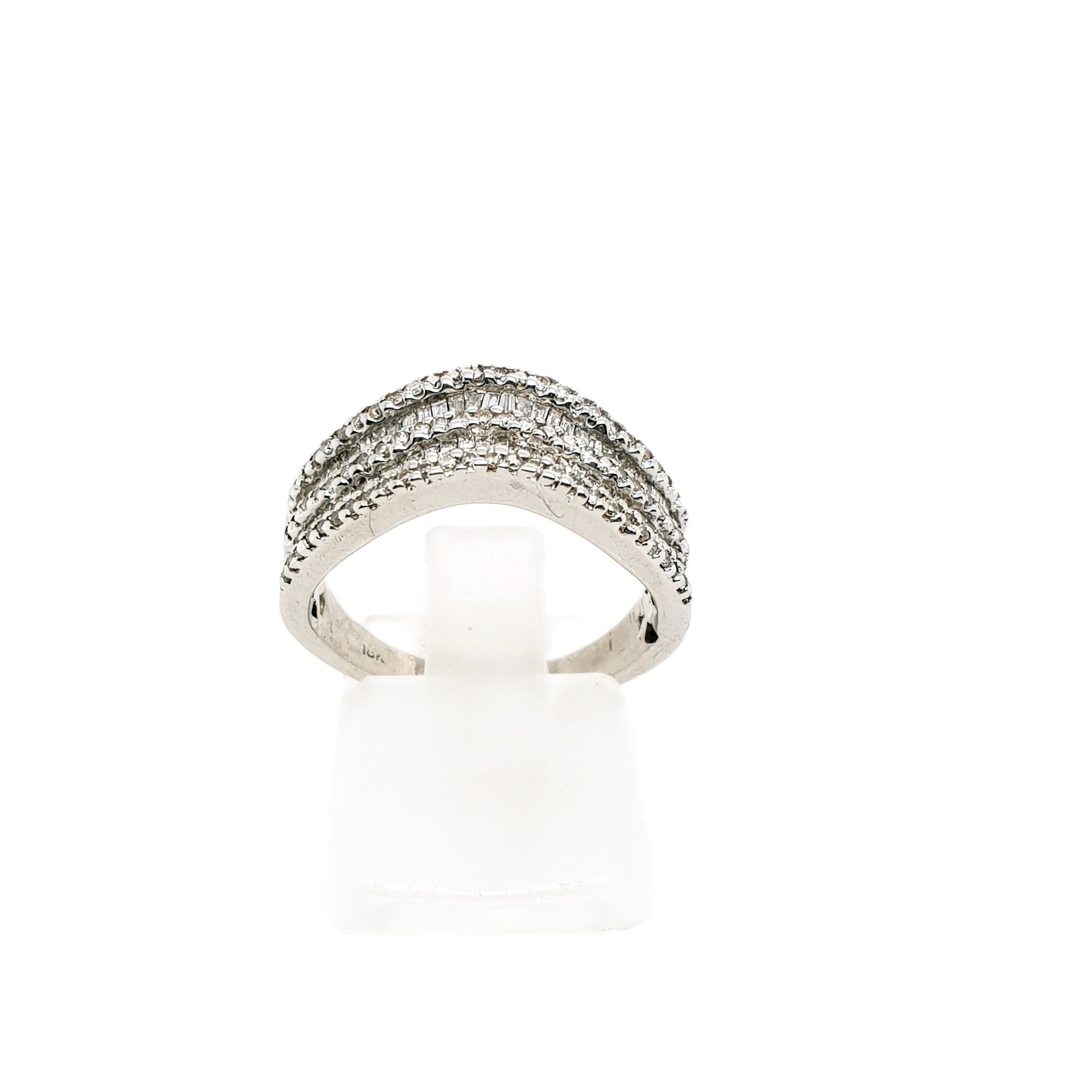Diamant Weißgold Ring 750 18kt Gr.52