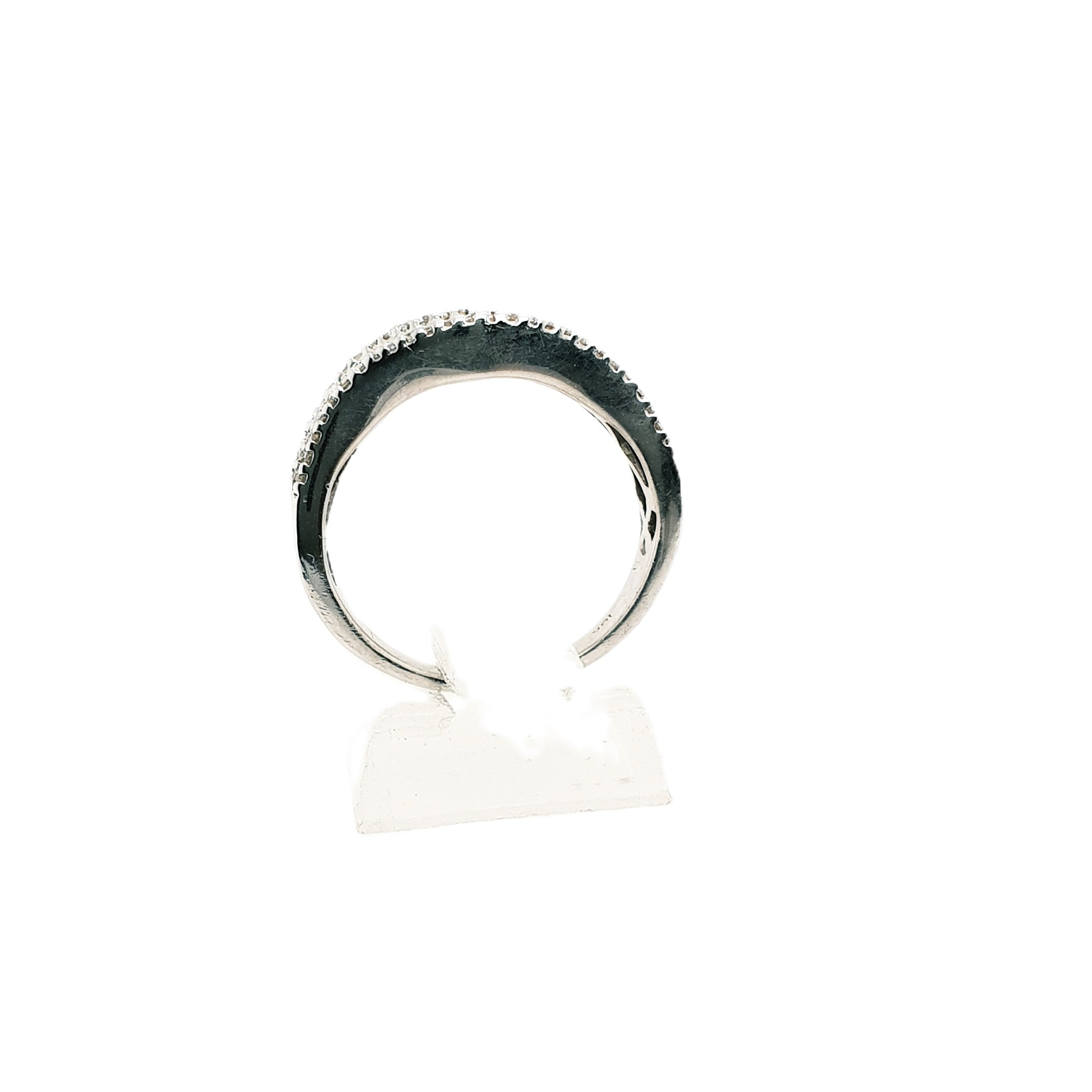 Diamant Weißgold Ring 750 18kt Gr.52