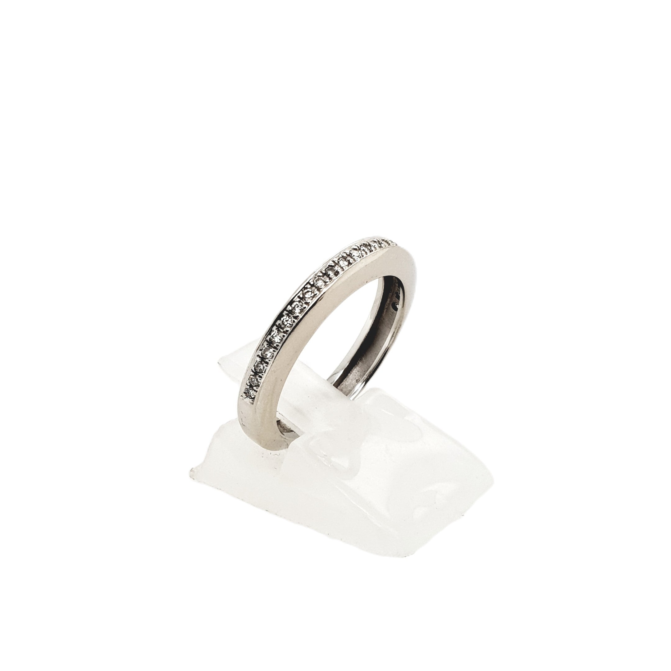 Brillant Weißgold Ring 585 14kt Gr.53