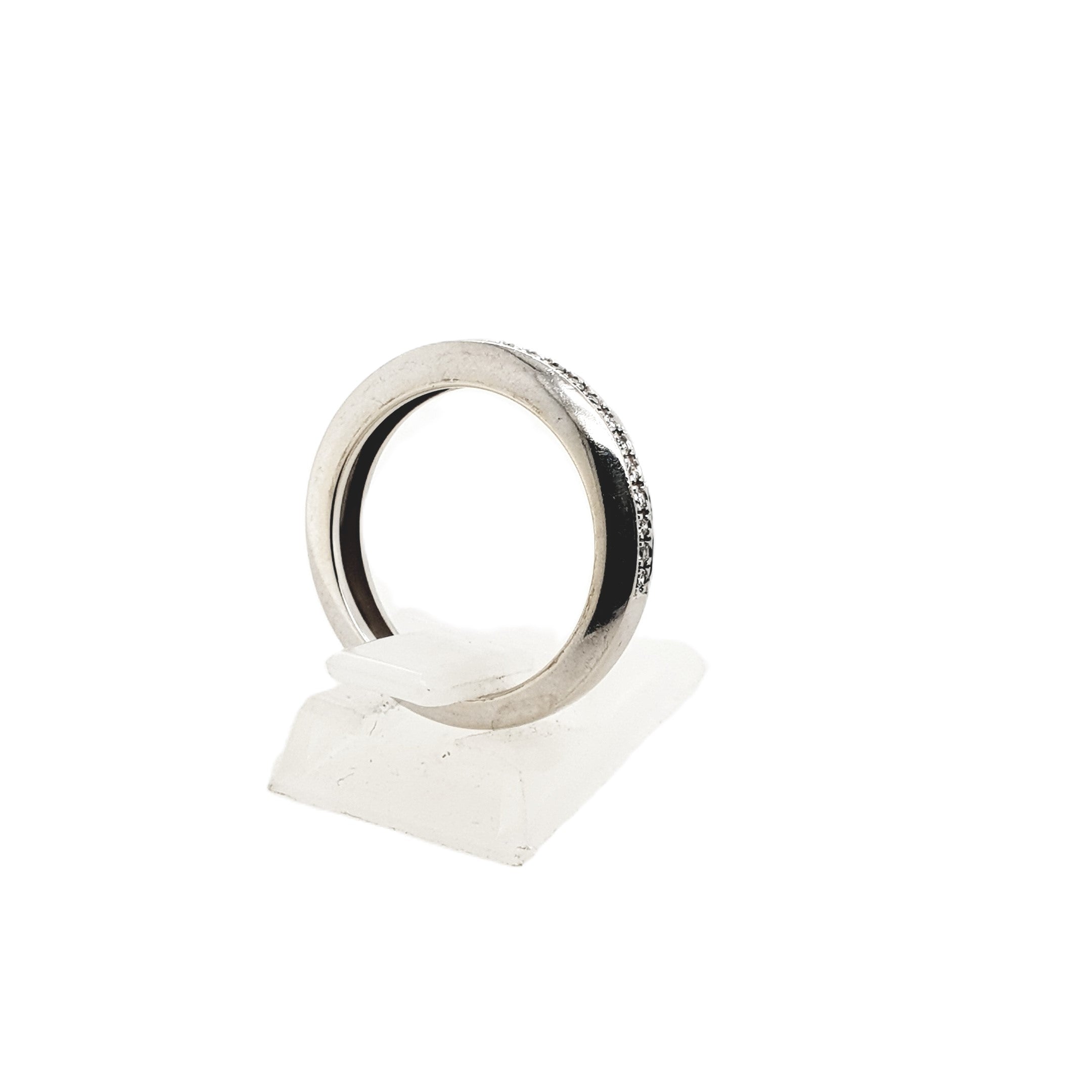Brillant Weißgold Ring 585 14kt Gr.53