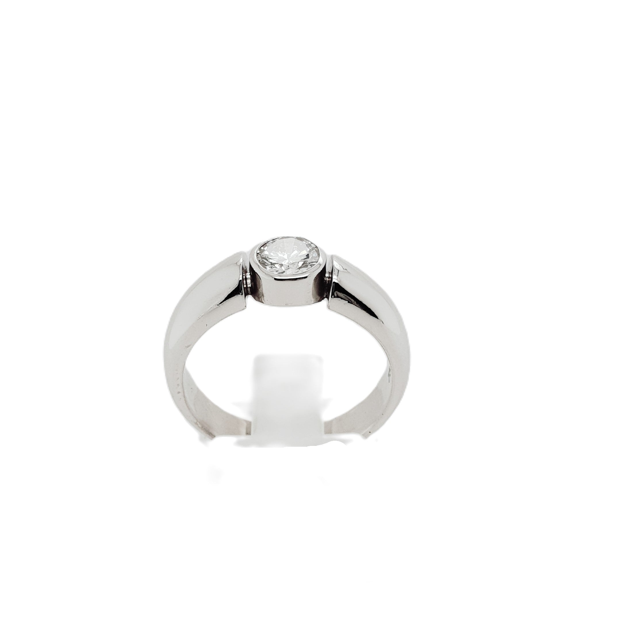 Brillant Weißgold Ring 750 18kt Gr.56
