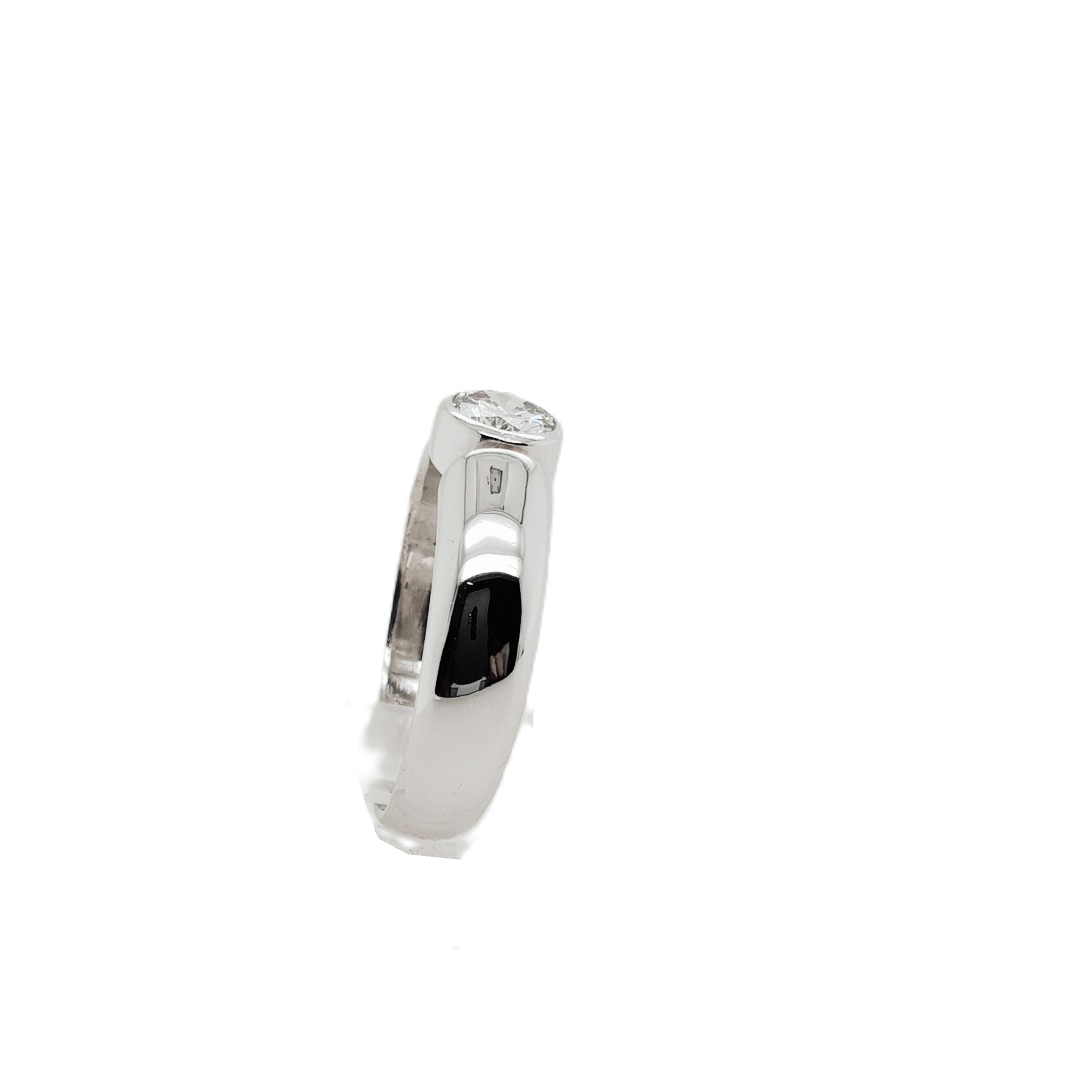 Brillant Weißgold Ring 750 18kt Gr.56