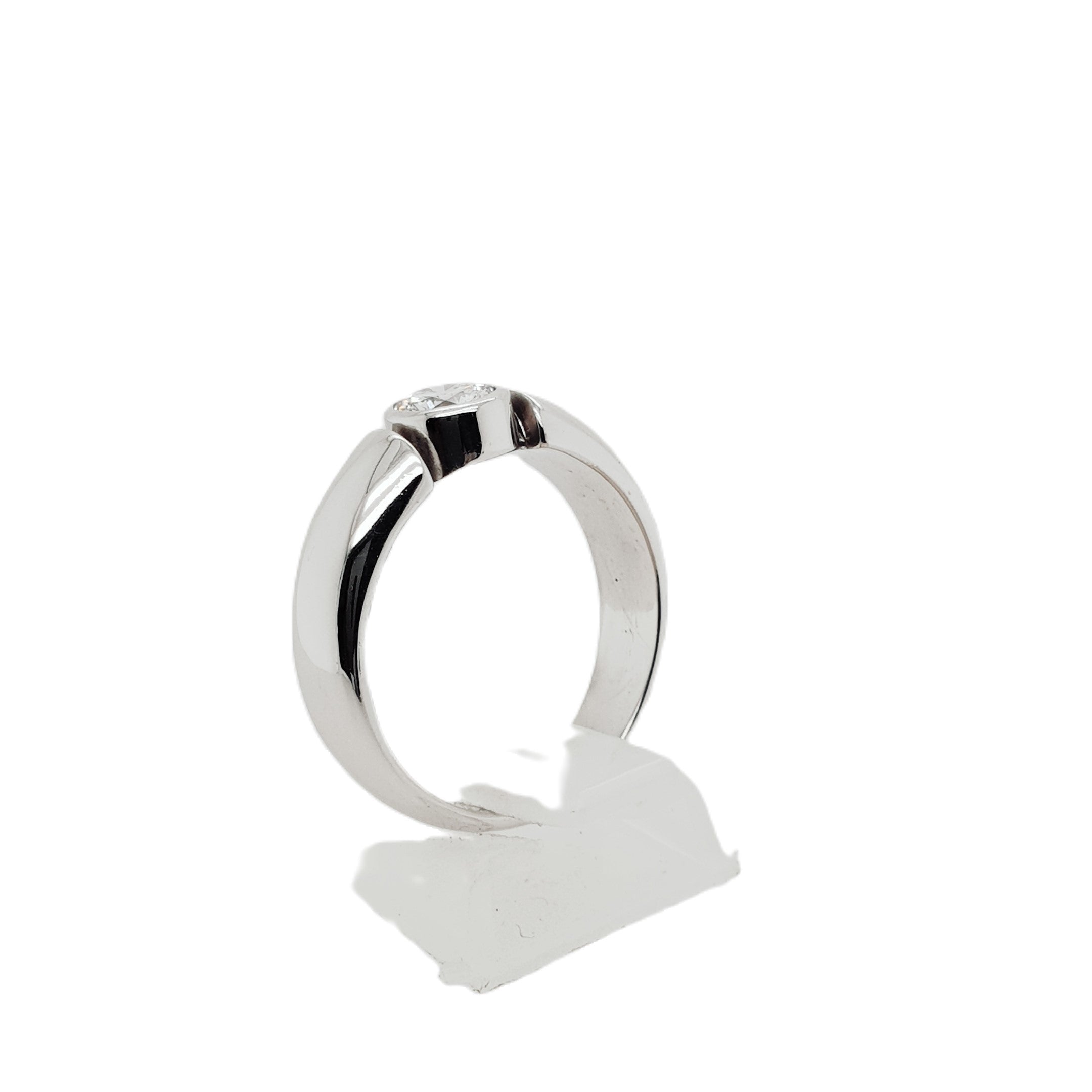 Brillant Weißgold Ring 750 18kt Gr.56