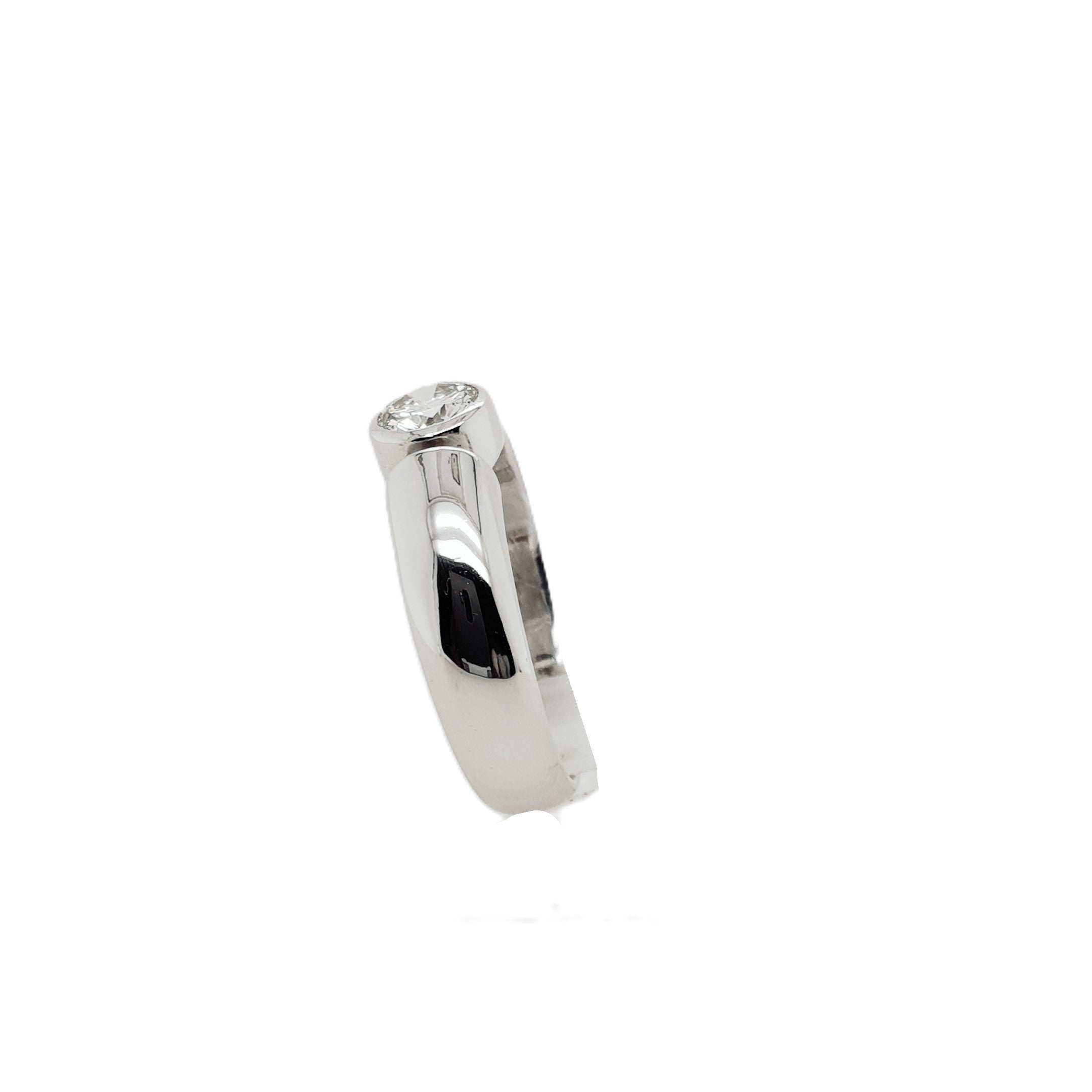 Brillant Weißgold Ring 750 18kt Gr.56