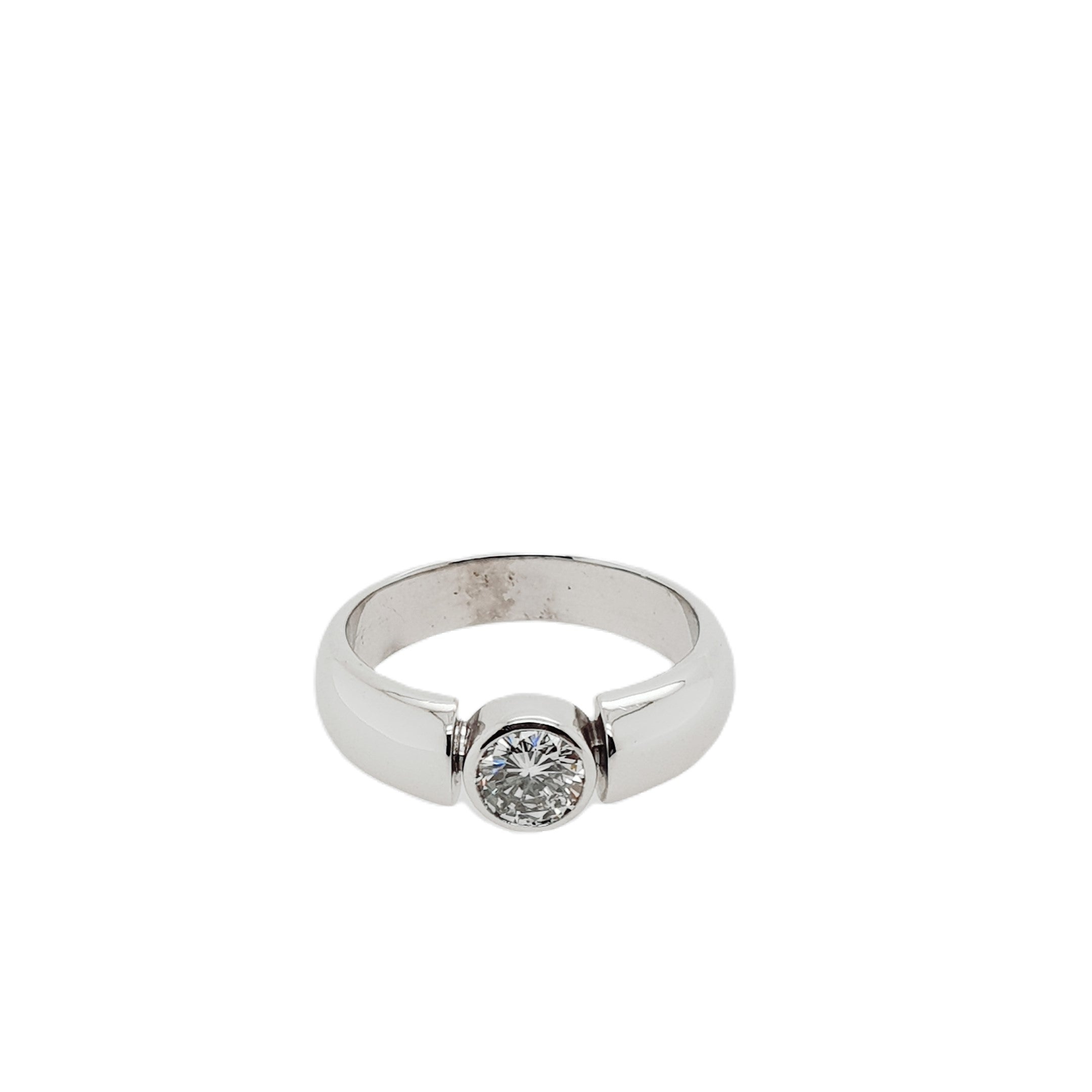 Brillant Weißgold Ring 750 18kt Gr.56