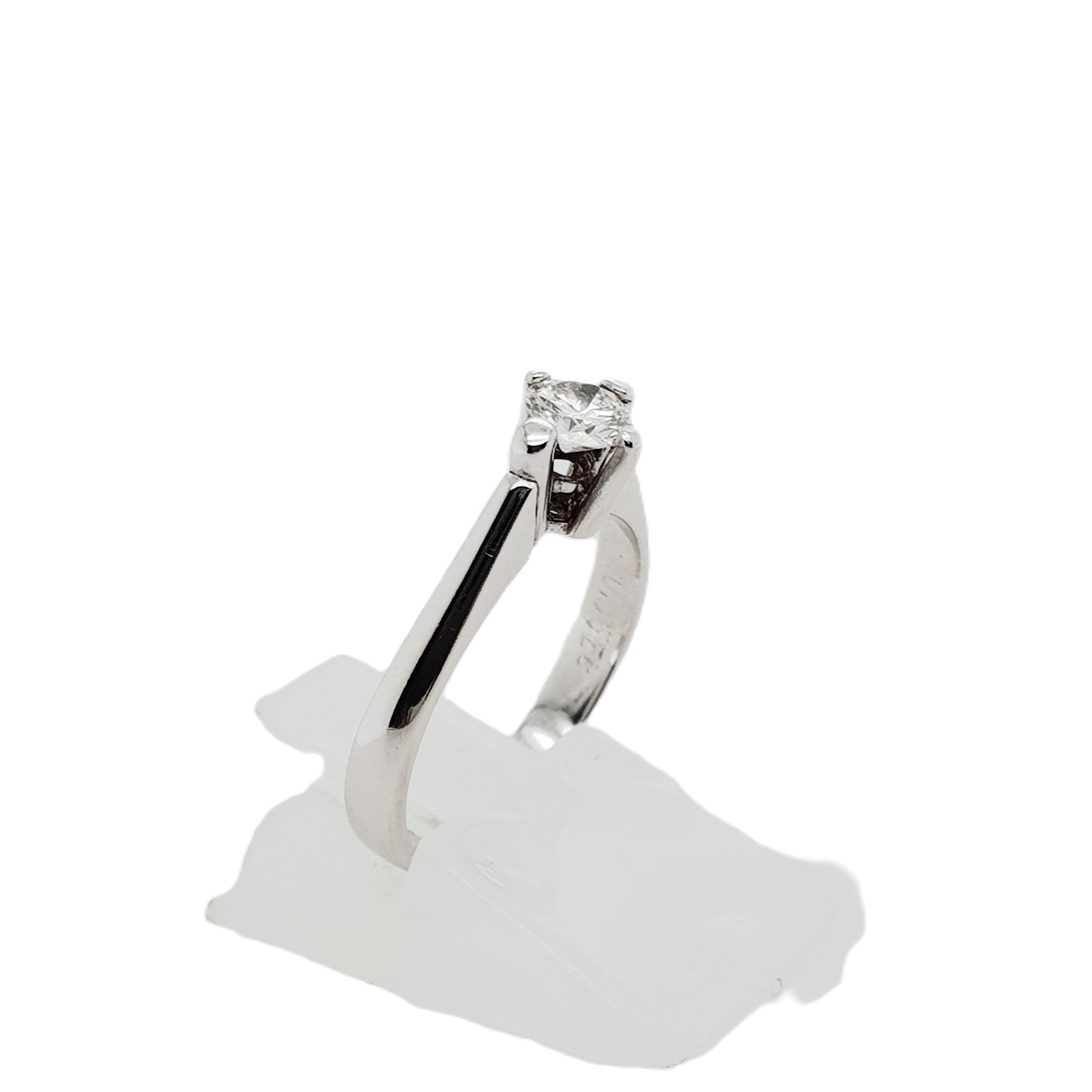 Brillant Weißgold Ring 585 14kt Gr.52