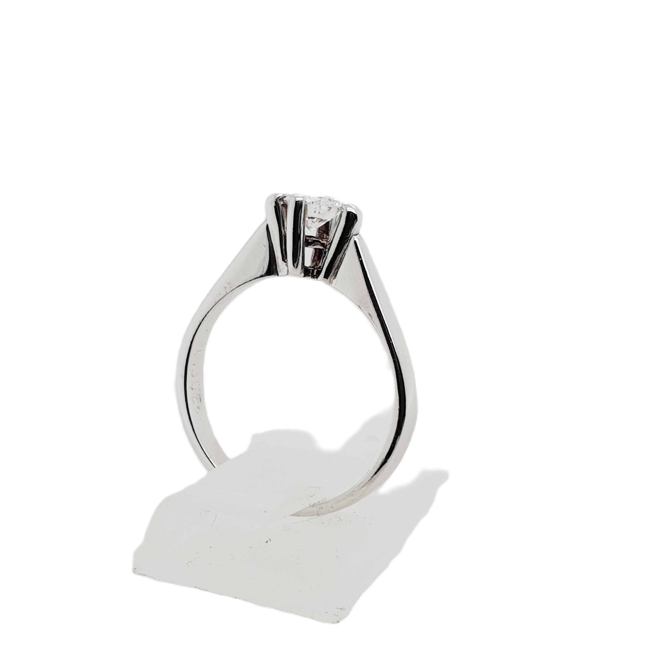 Brillant Weißgold Ring 585 14kt Gr.52