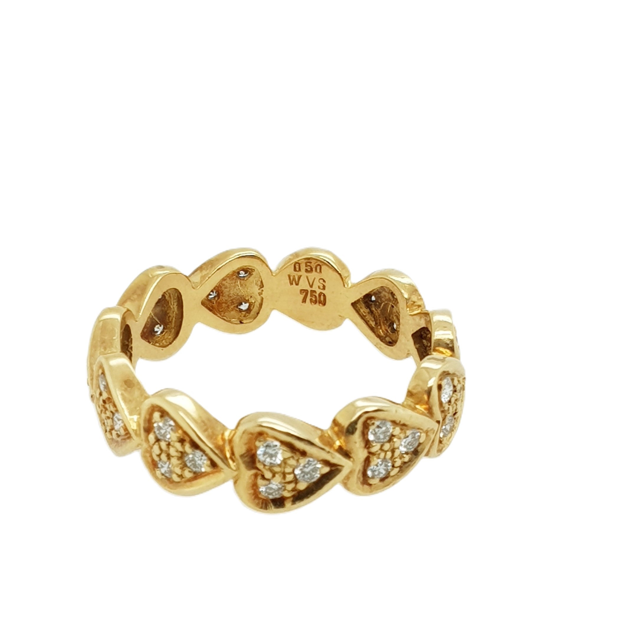 Brillant Gold Ring 750 18kt Gr.59