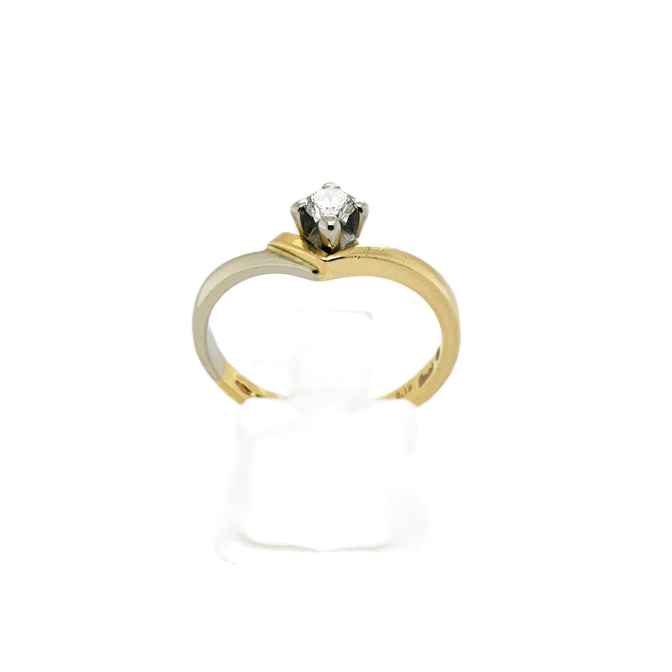 Brillant Gold Ring 750 18kt Gr.56