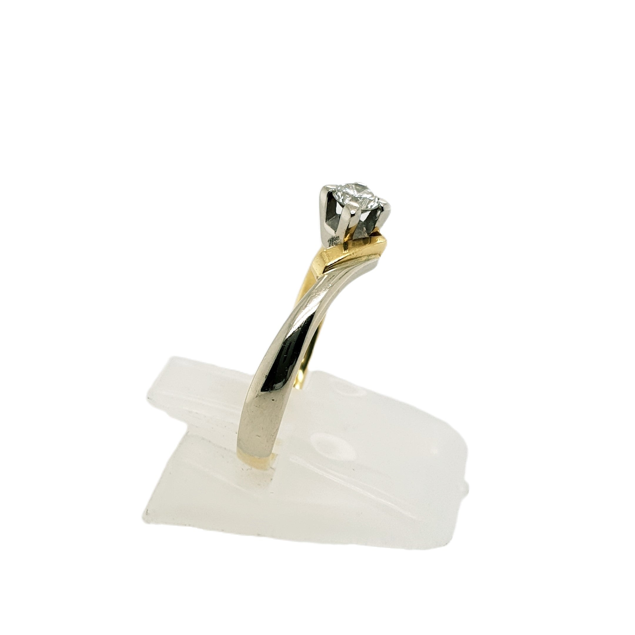 Brillant Gold Ring 750 18kt Gr.56