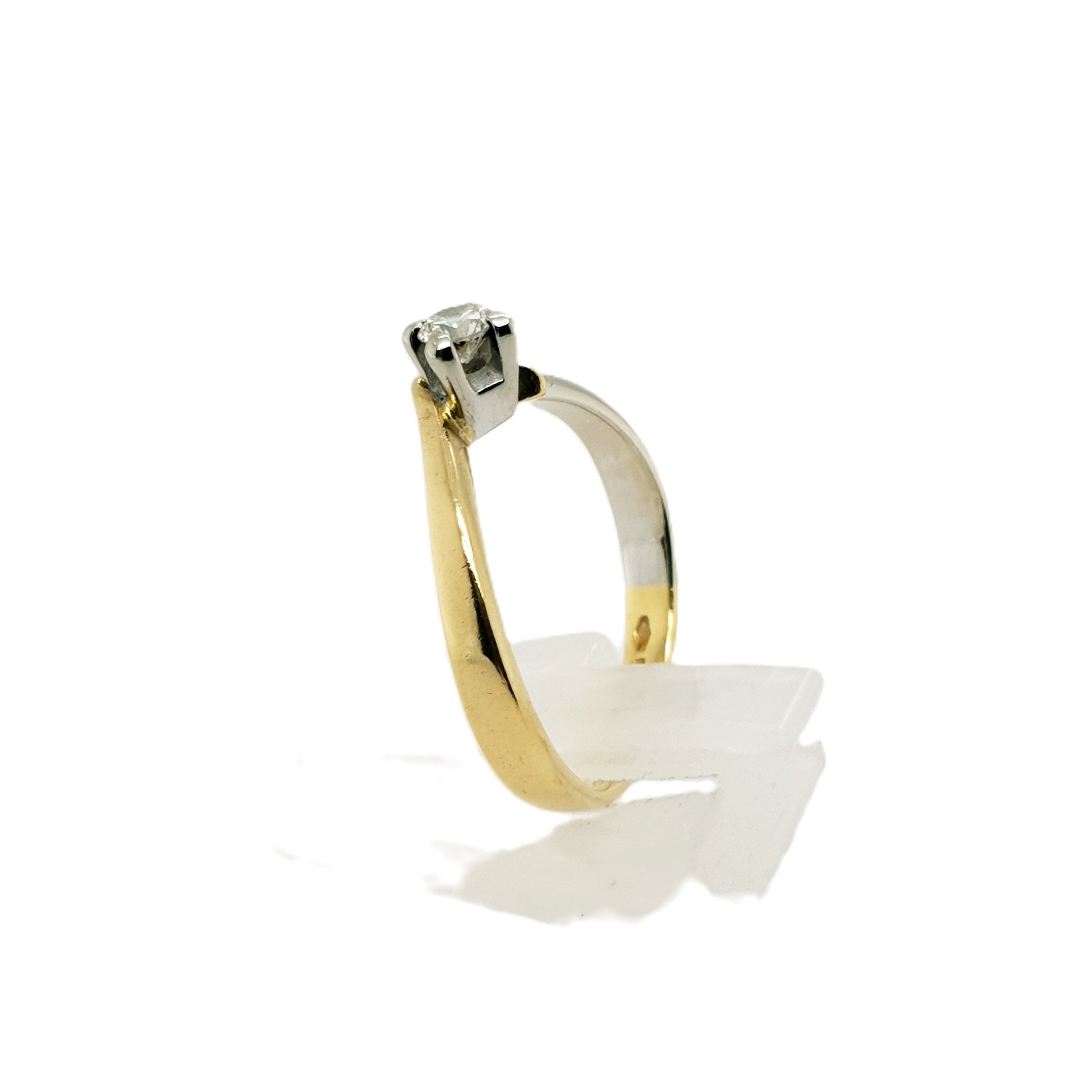 Brillant Gold Ring 750 18kt Gr.56