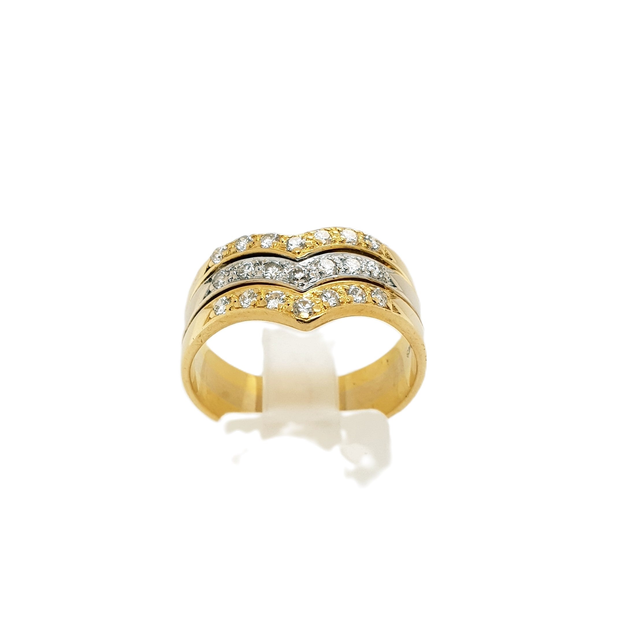 Brillant Gold Ring 750 18kt Gr.55