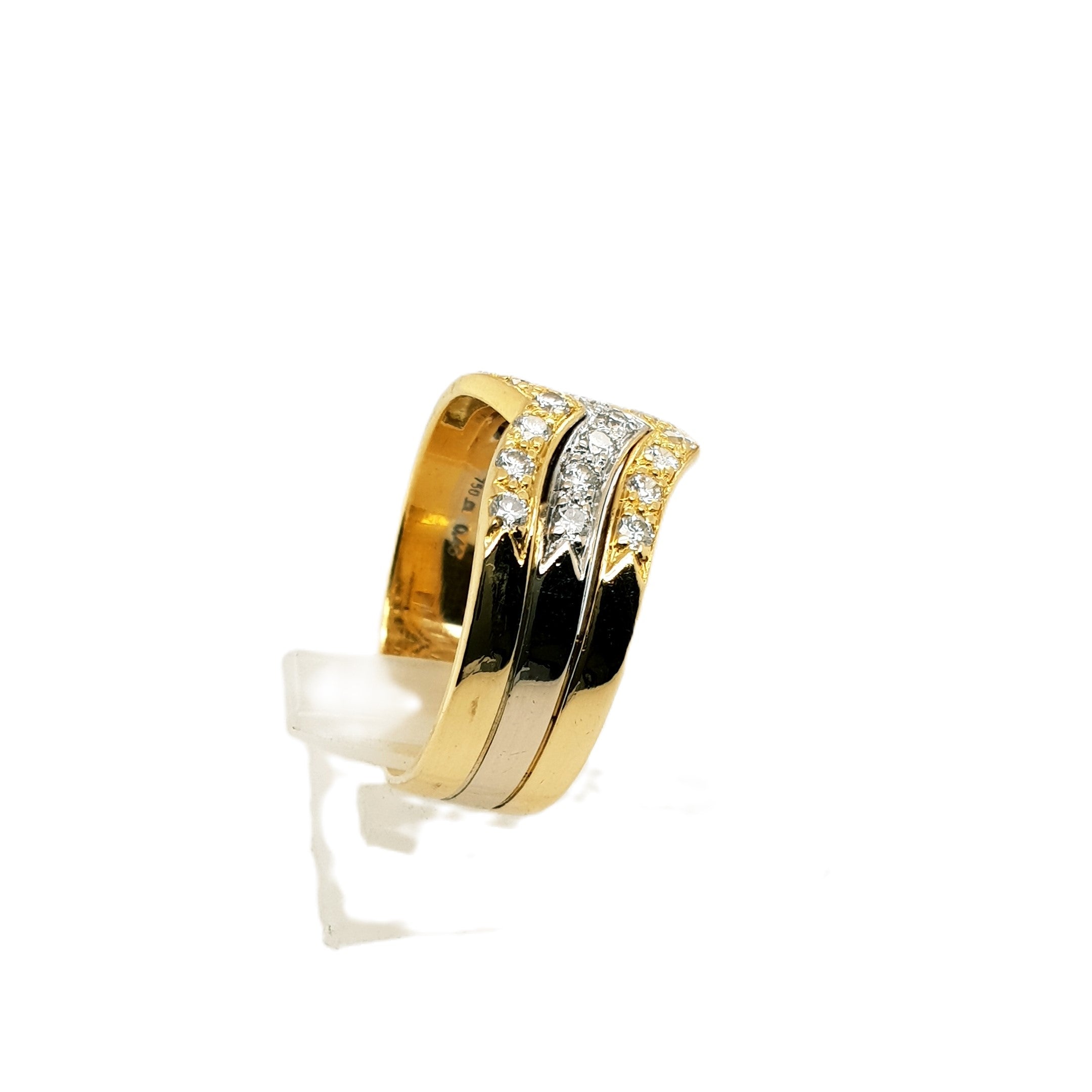 Brillant Gold Ring 750 18kt Gr.55