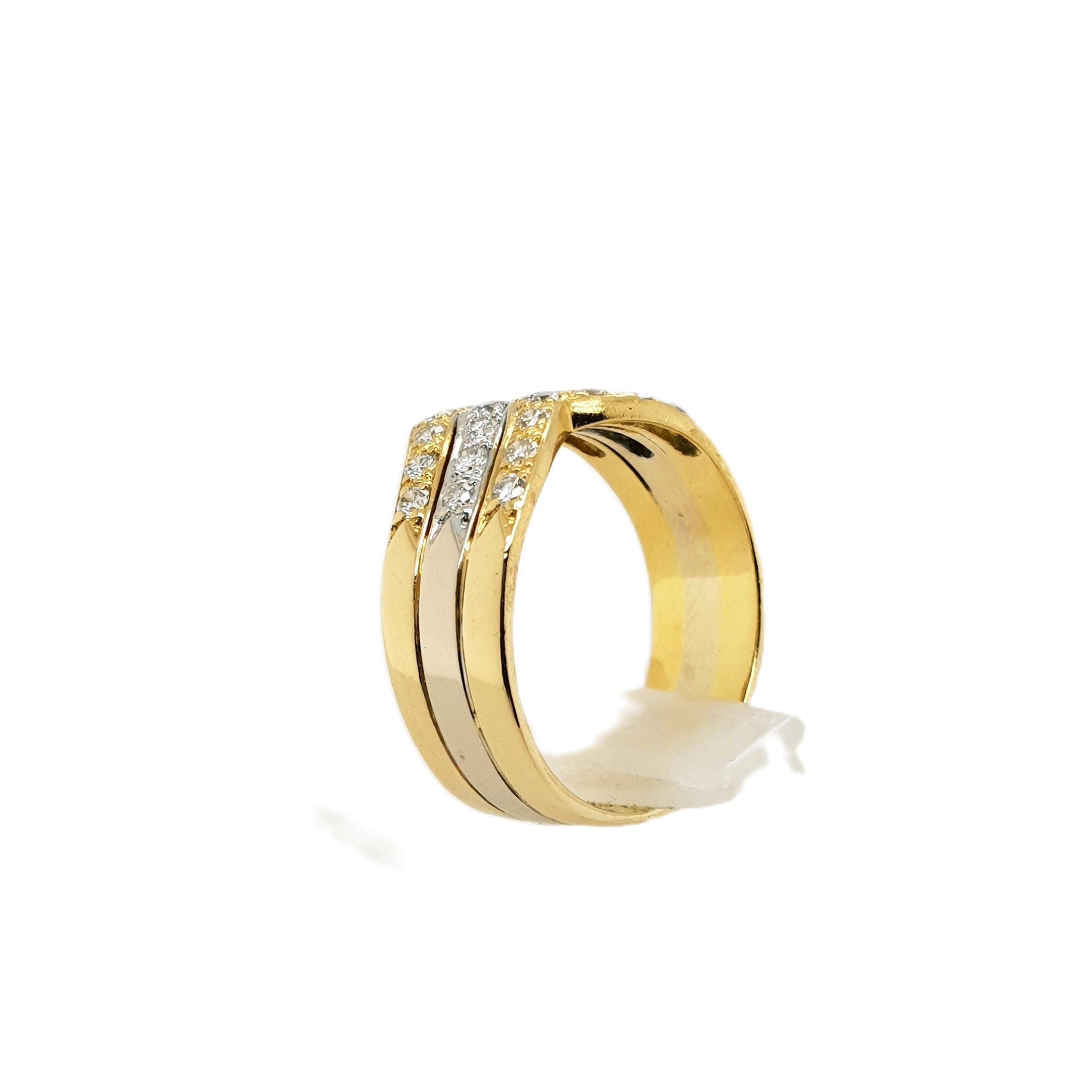 Brillant Gold Ring 750 18kt Gr.55