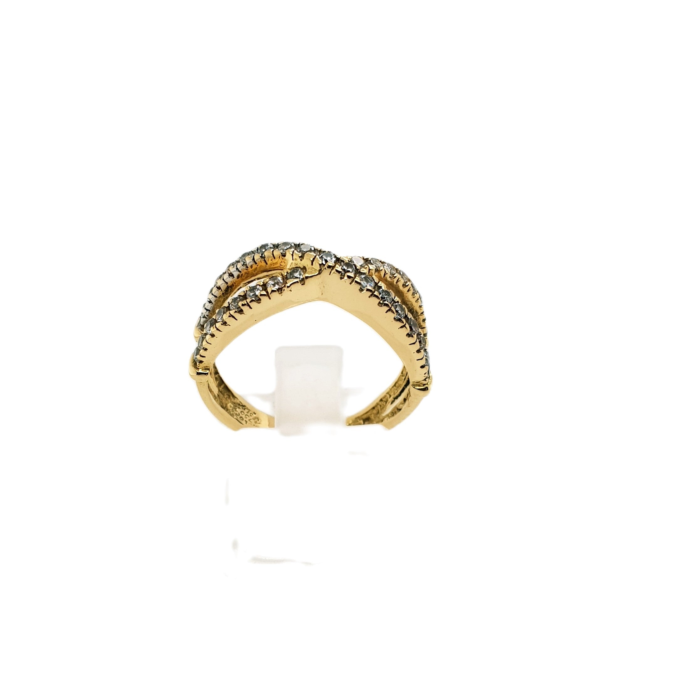 Gold Ring 750 18kt Gr.54