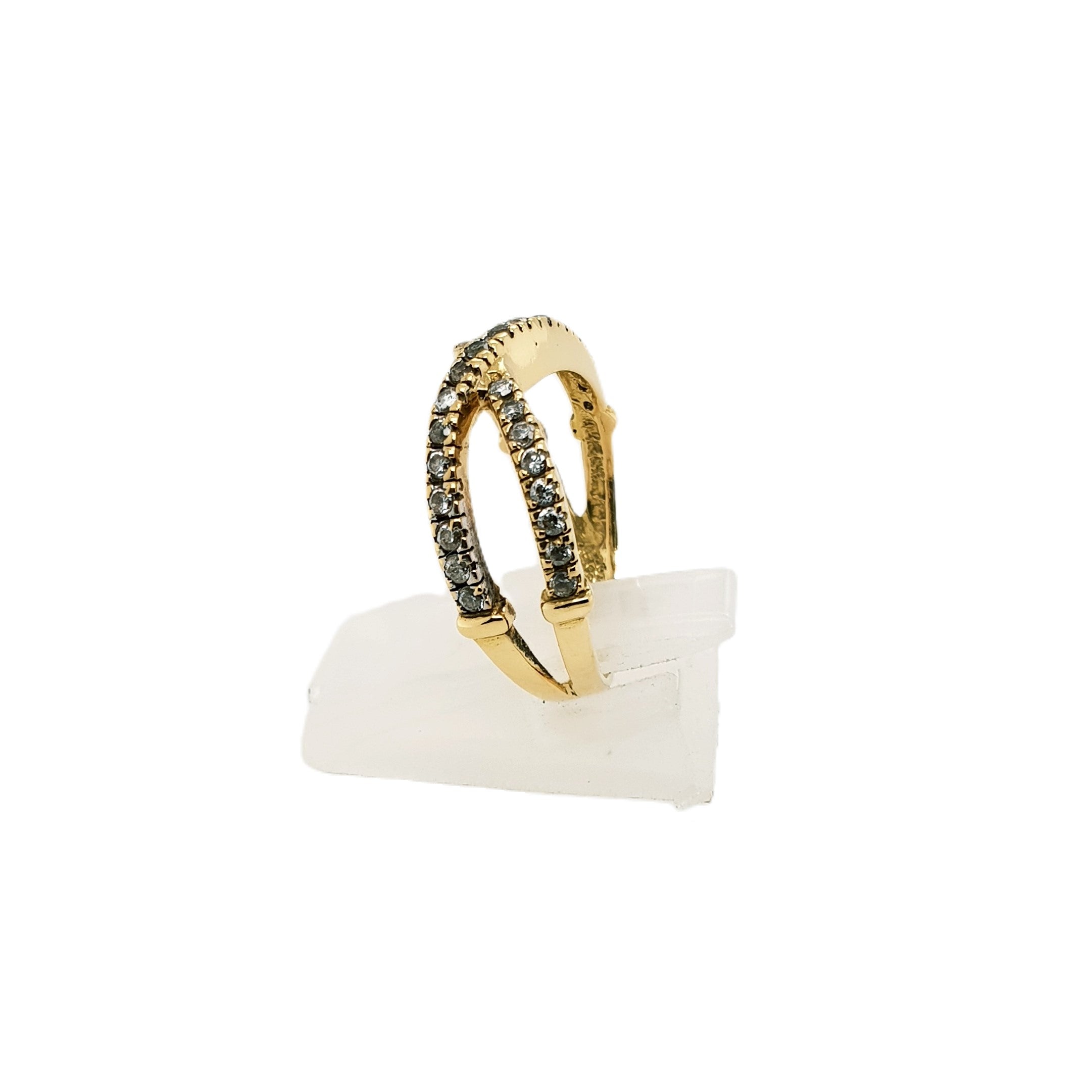 Gold Ring 750 18kt Gr.54