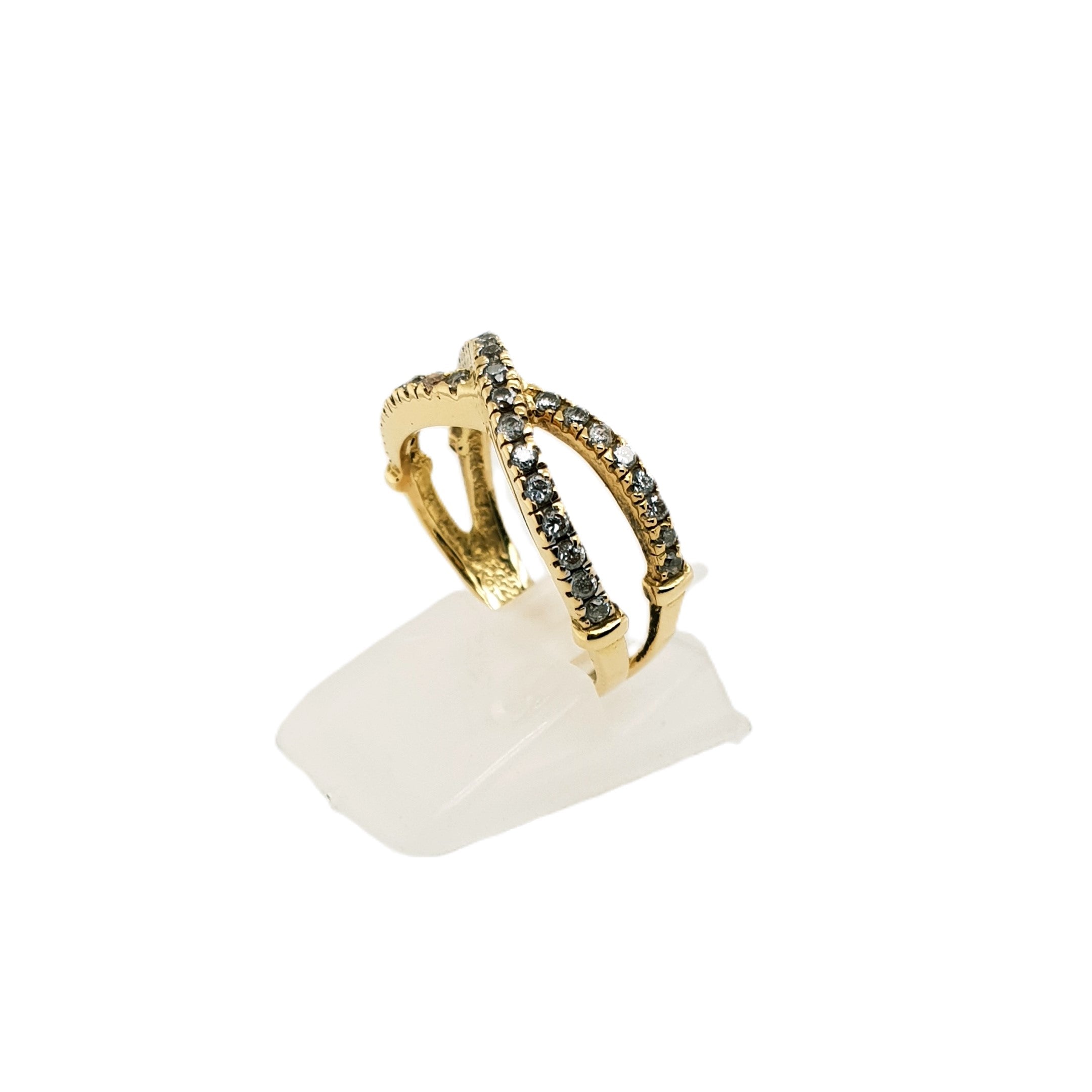 Gold Ring 750 18kt Gr.54