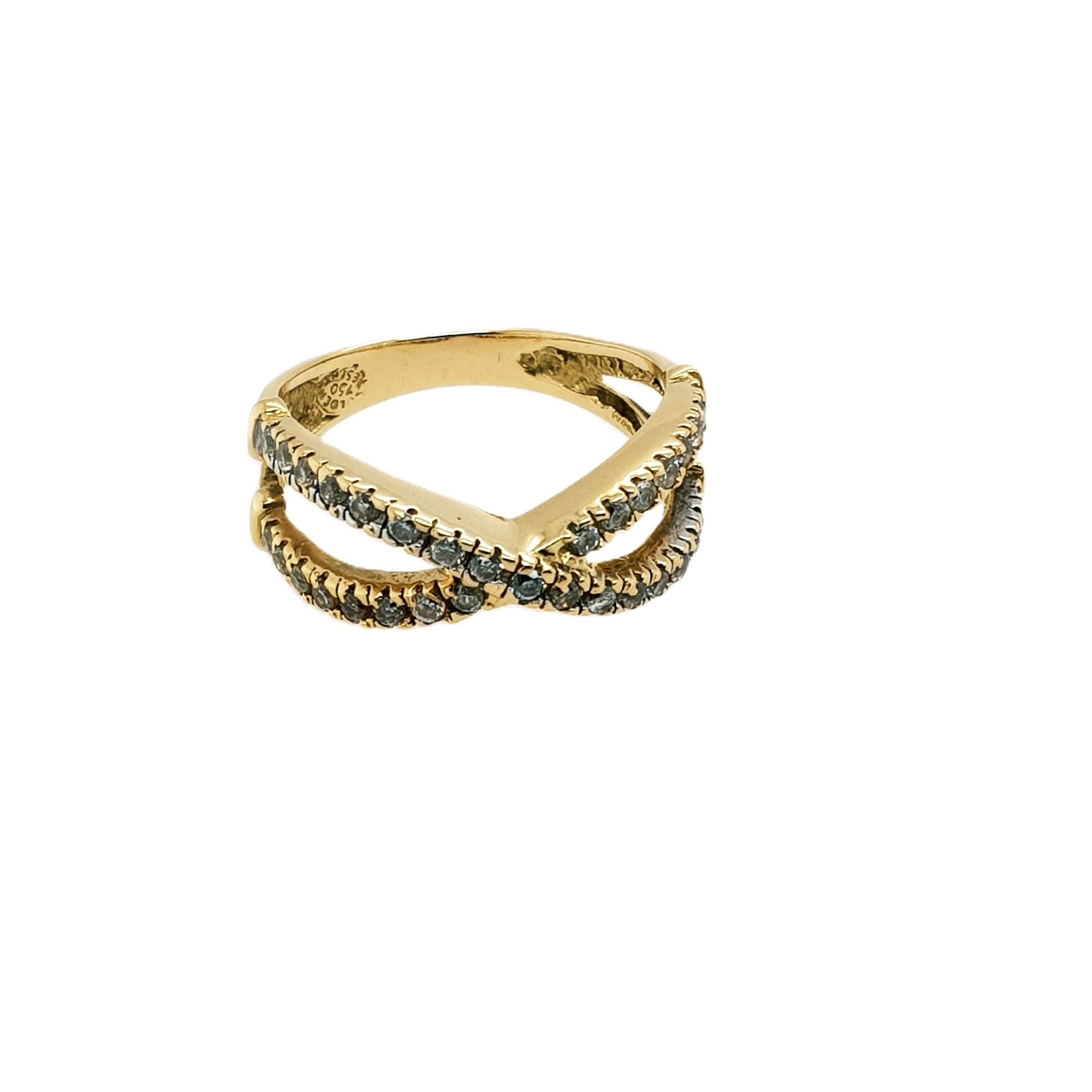 Gold Ring 750 18kt Gr.54