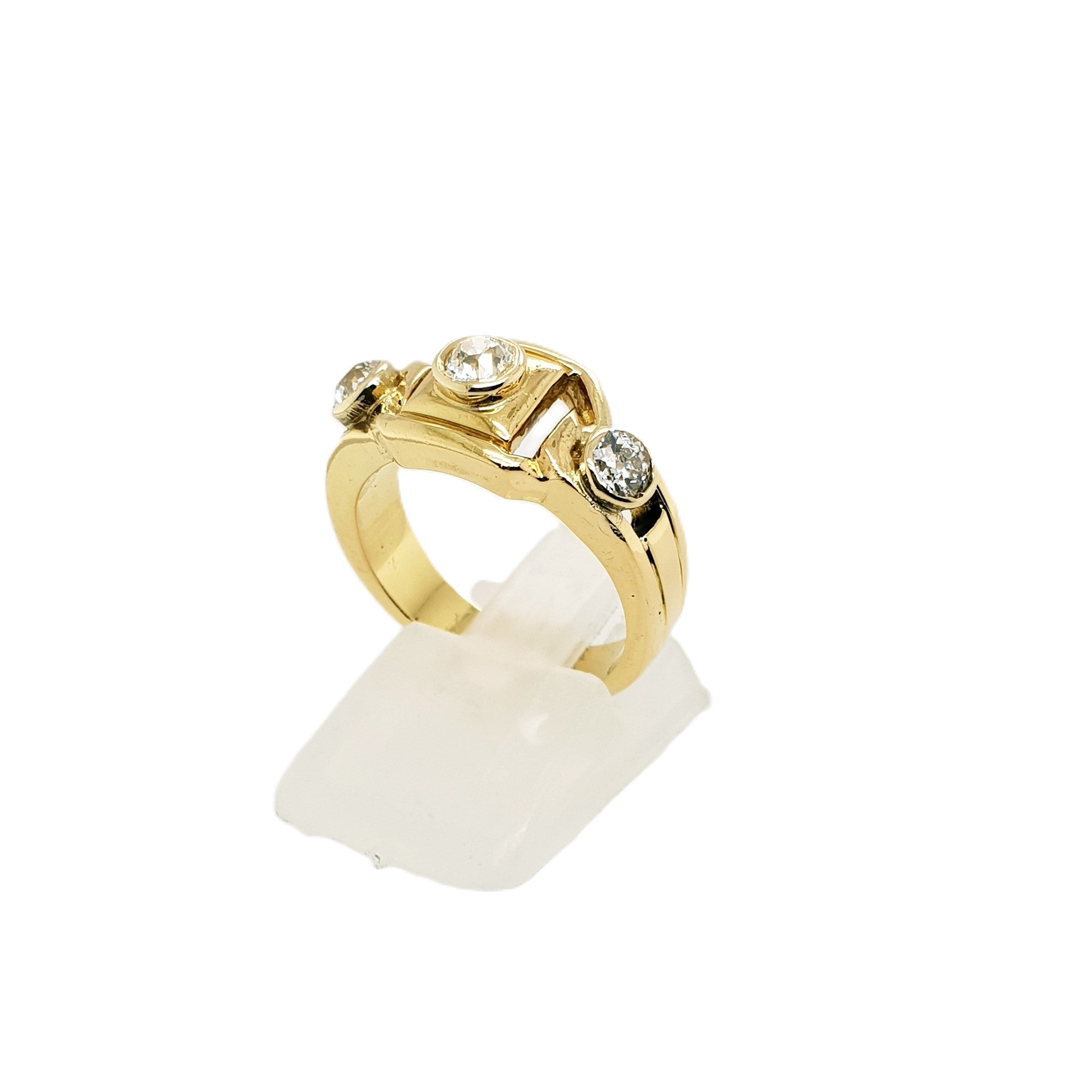 Brillant Gold Ring 750 18kt Gr.54
