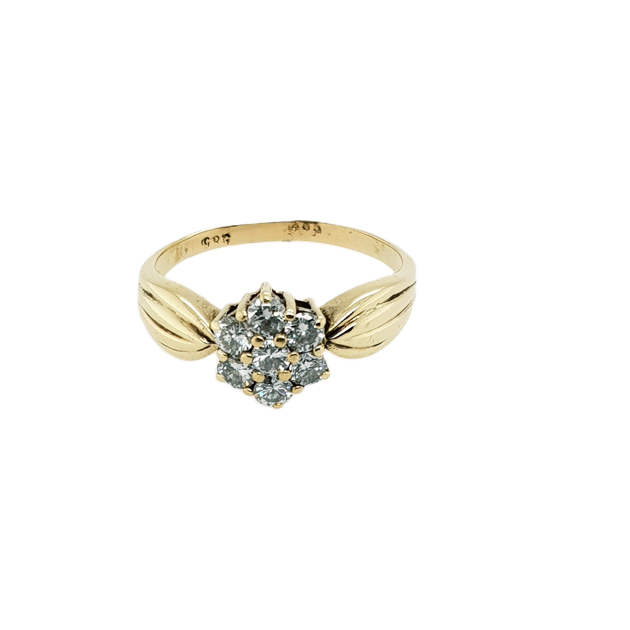 Brillant Gold Ring 585 14kt Gr.54