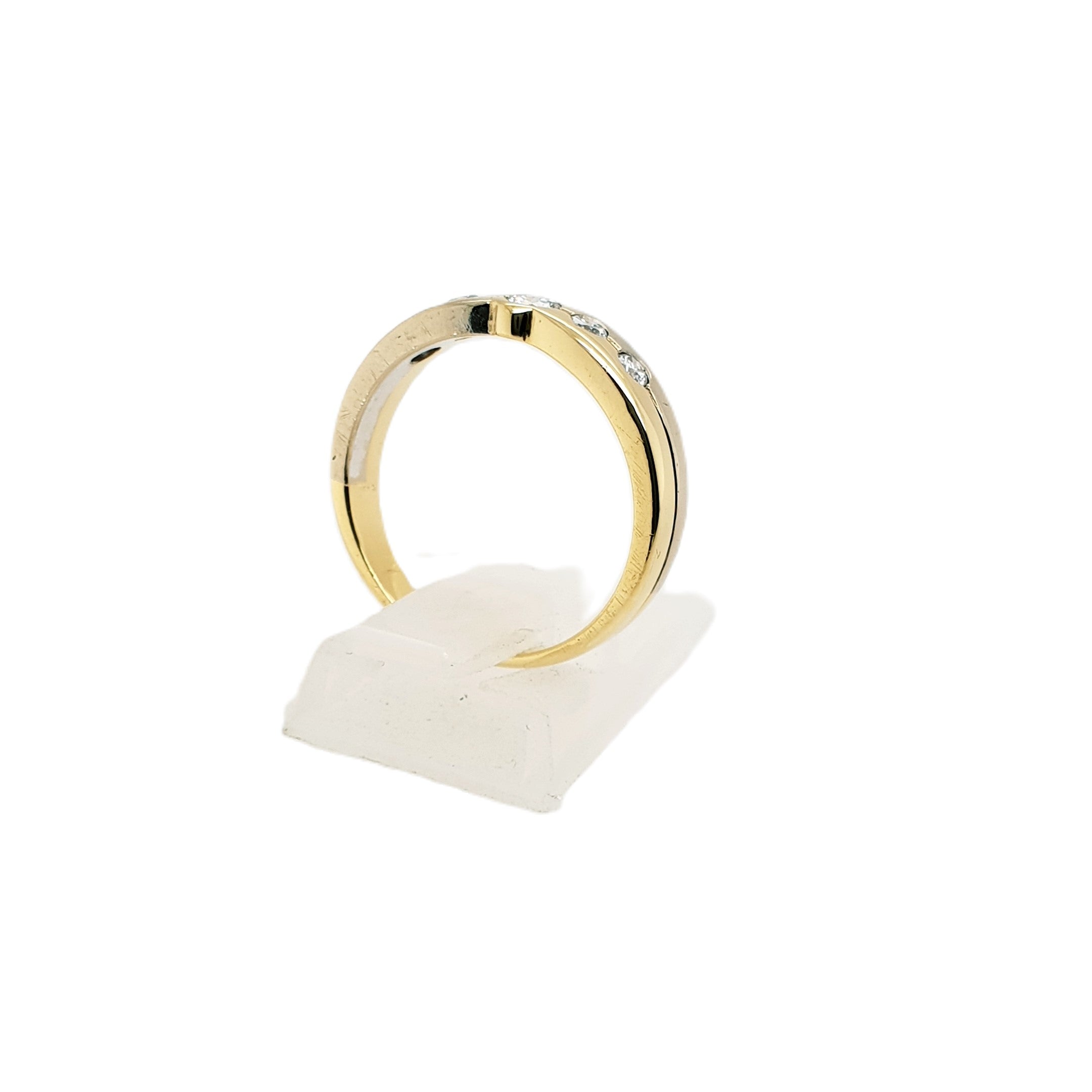Brillant Gold Ring 750 18kt Gr.55