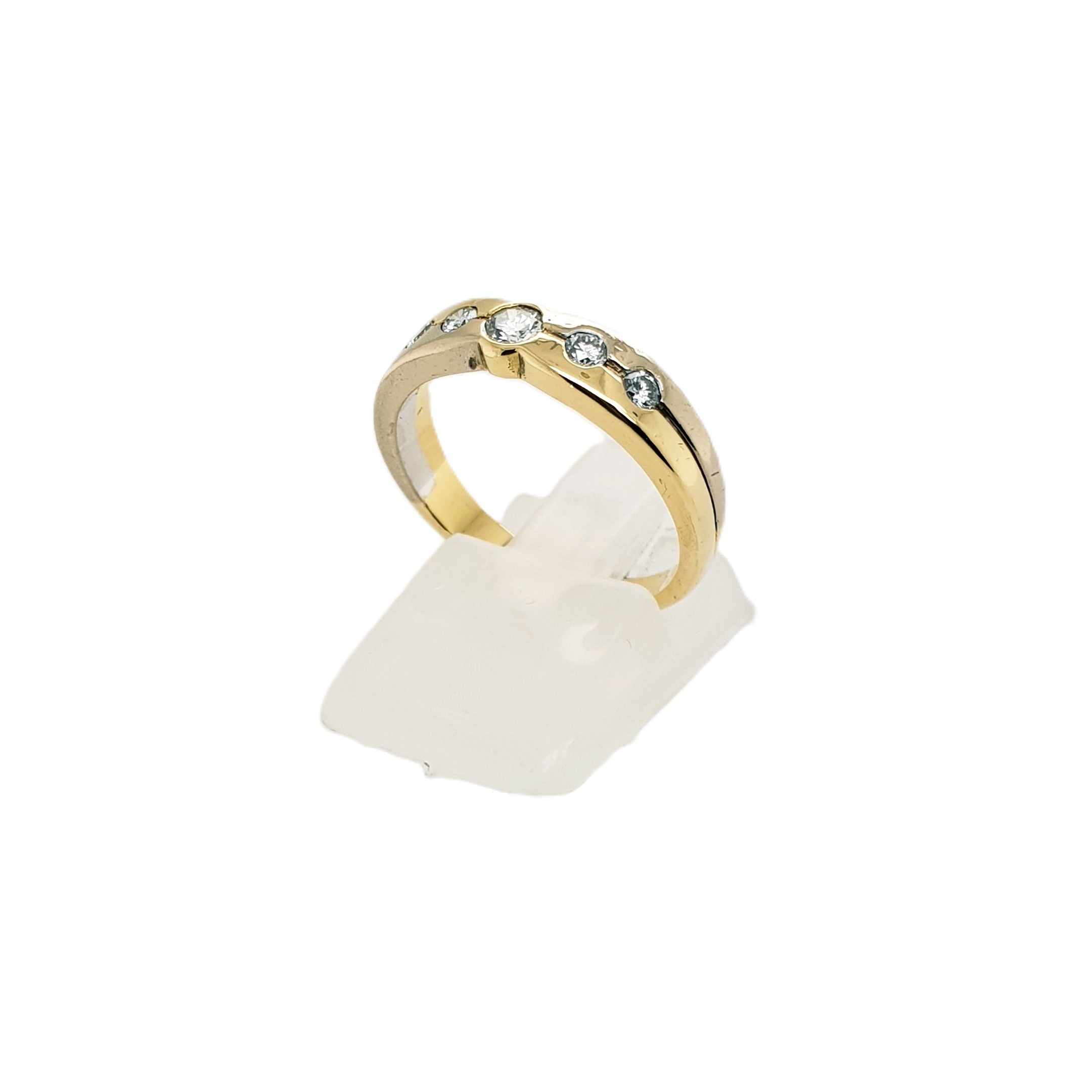 Brillant Gold Ring 750 18kt Gr.55