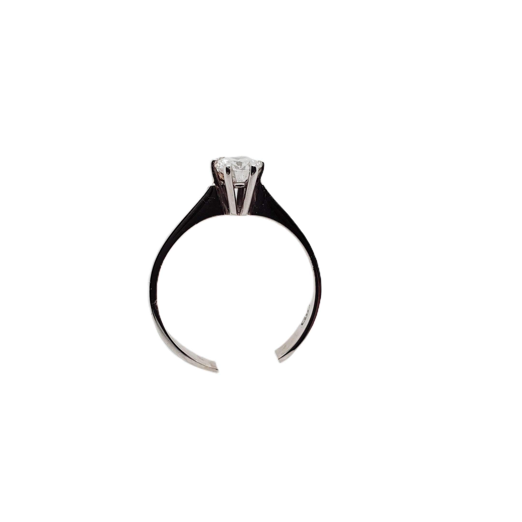 Brillant Ring 0,50ct Weißgold 585 14kt Gr.57