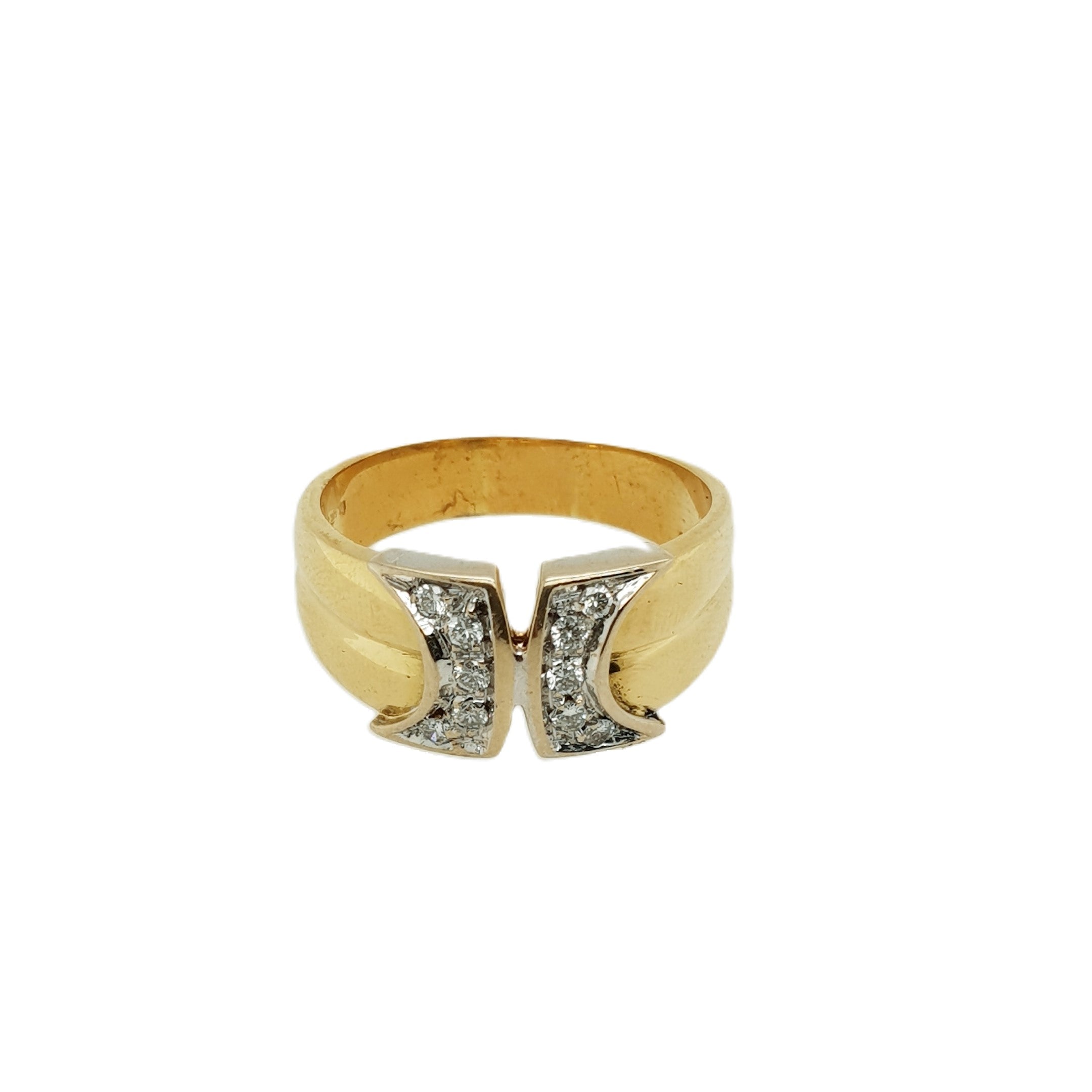 Brillant Gold Ring 750 18kt Gr.59