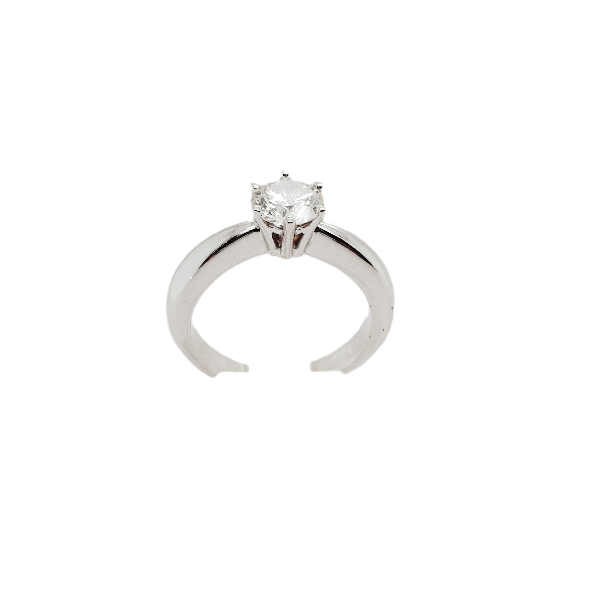 Brillant 1,0Ct Weißgold Ring 585 14kt Gr.56