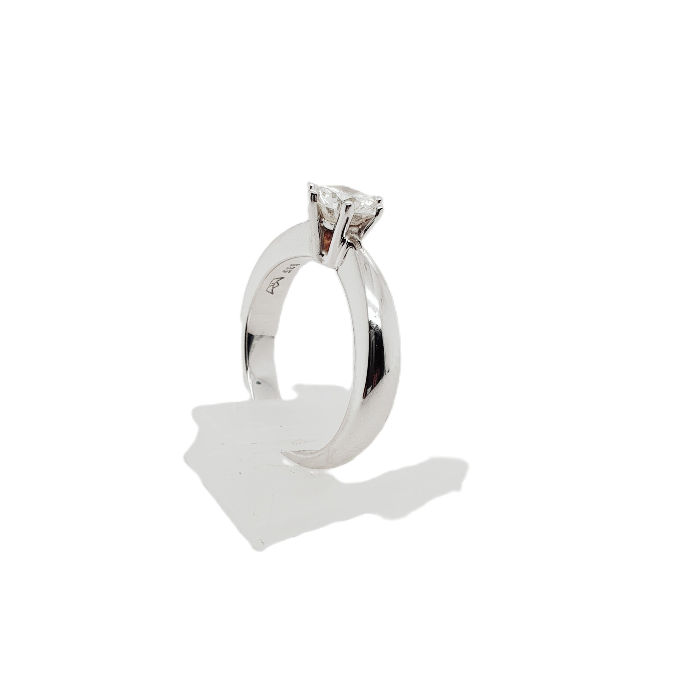 Brillant 1,0Ct Weißgold Ring 585 14kt Gr.56
