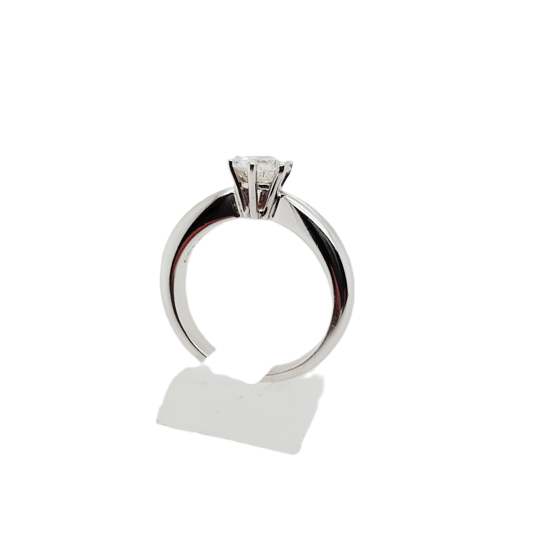 Brillant 1,0Ct Weißgold Ring 585 14kt Gr.56