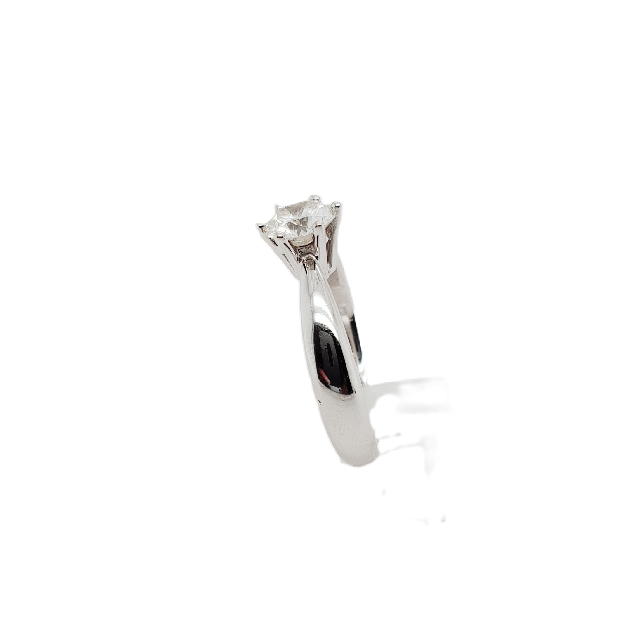 Brillant 1,0Ct Weißgold Ring 585 14kt Gr.56