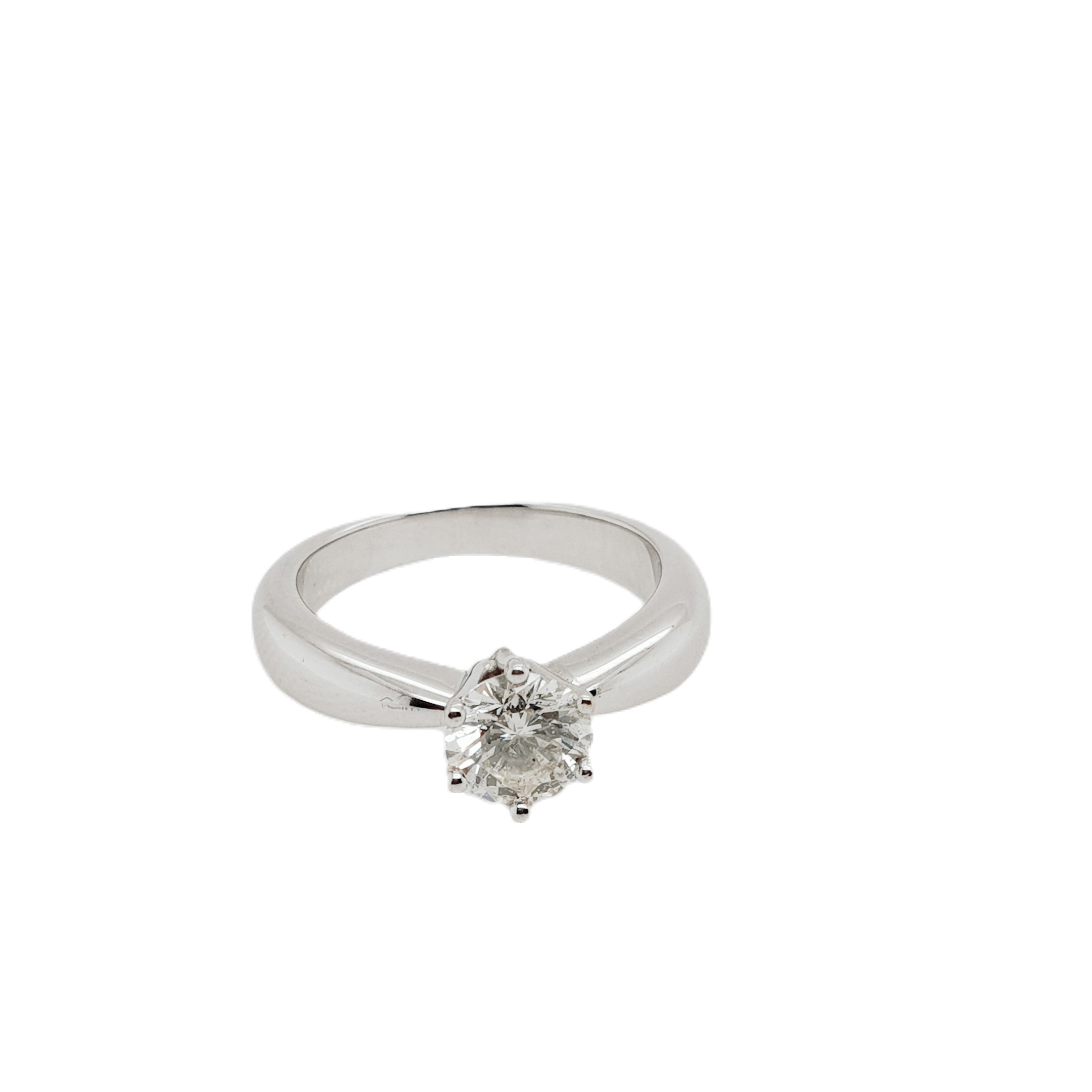 Brillant 1,0Ct Weißgold Ring 585 14kt Gr.56