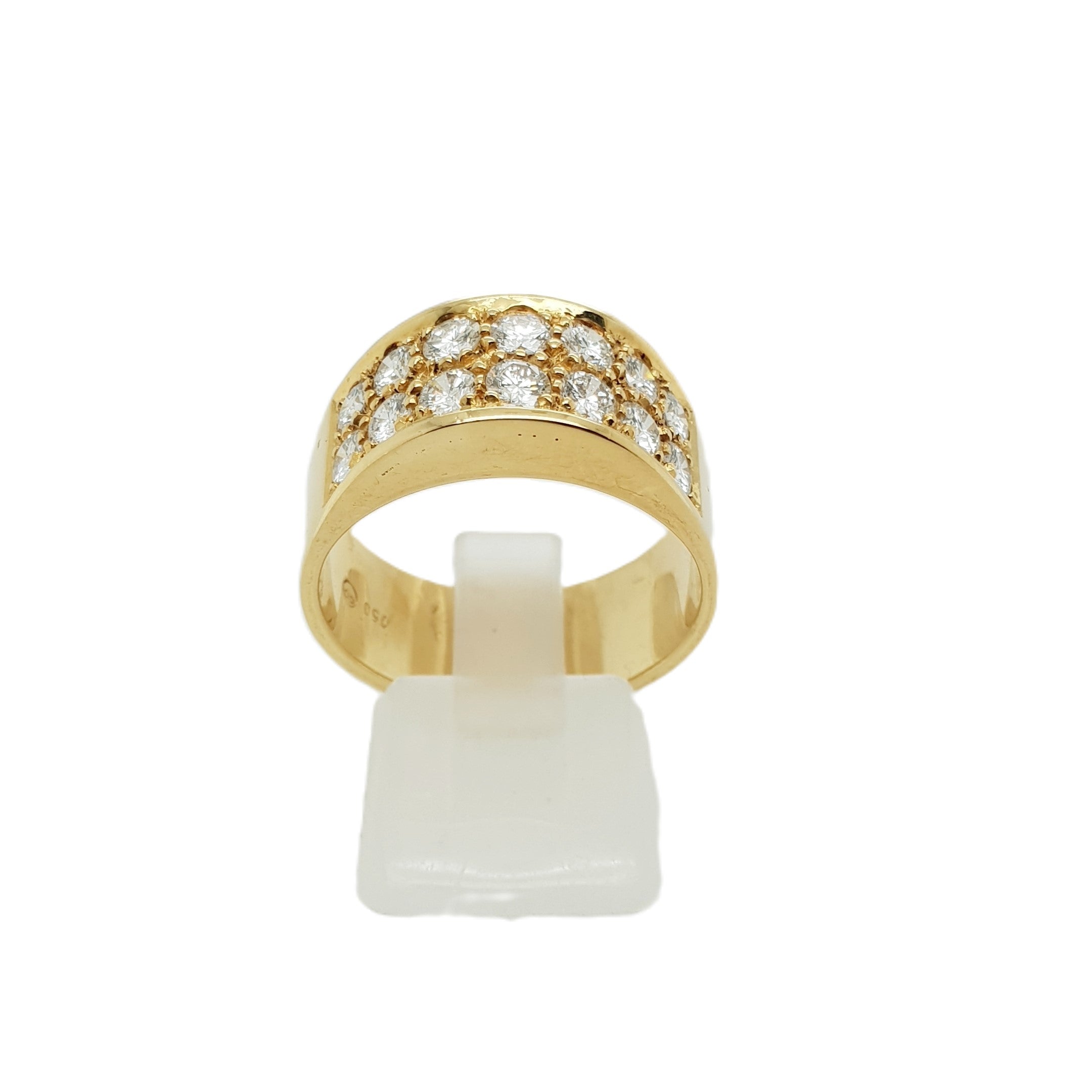 Brillant Gold Ring 750 18kt Gr.63