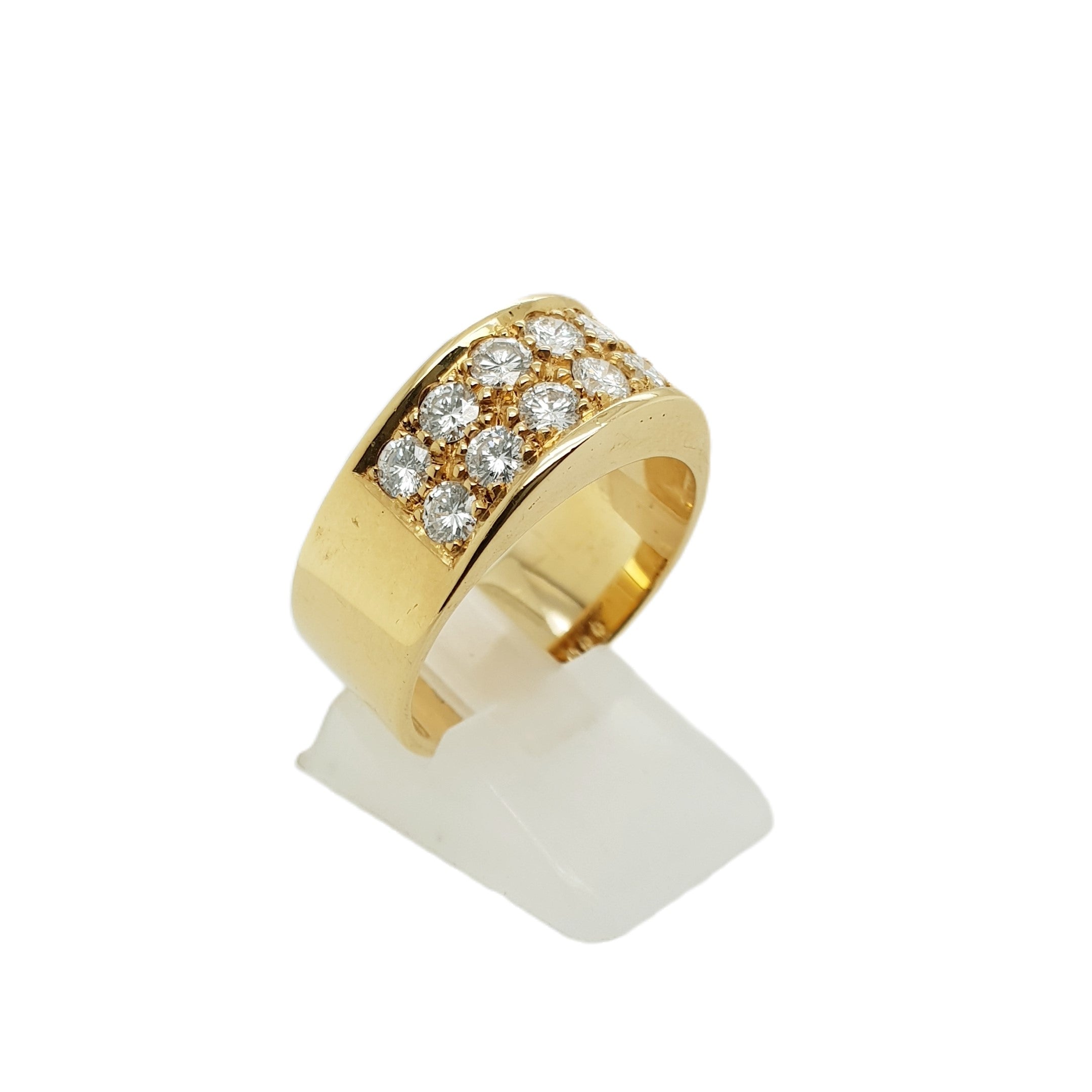Brillant Gold Ring 750 18kt Gr.63