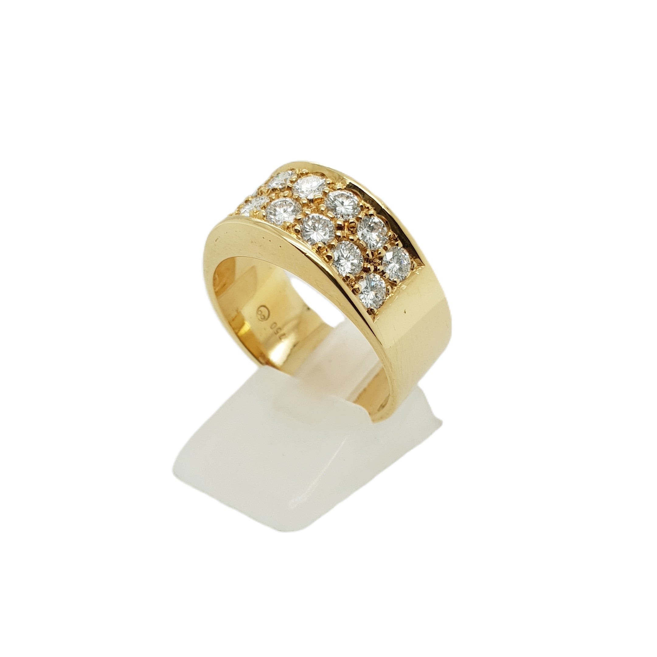 Brillant Gold Ring 750 18kt Gr.63