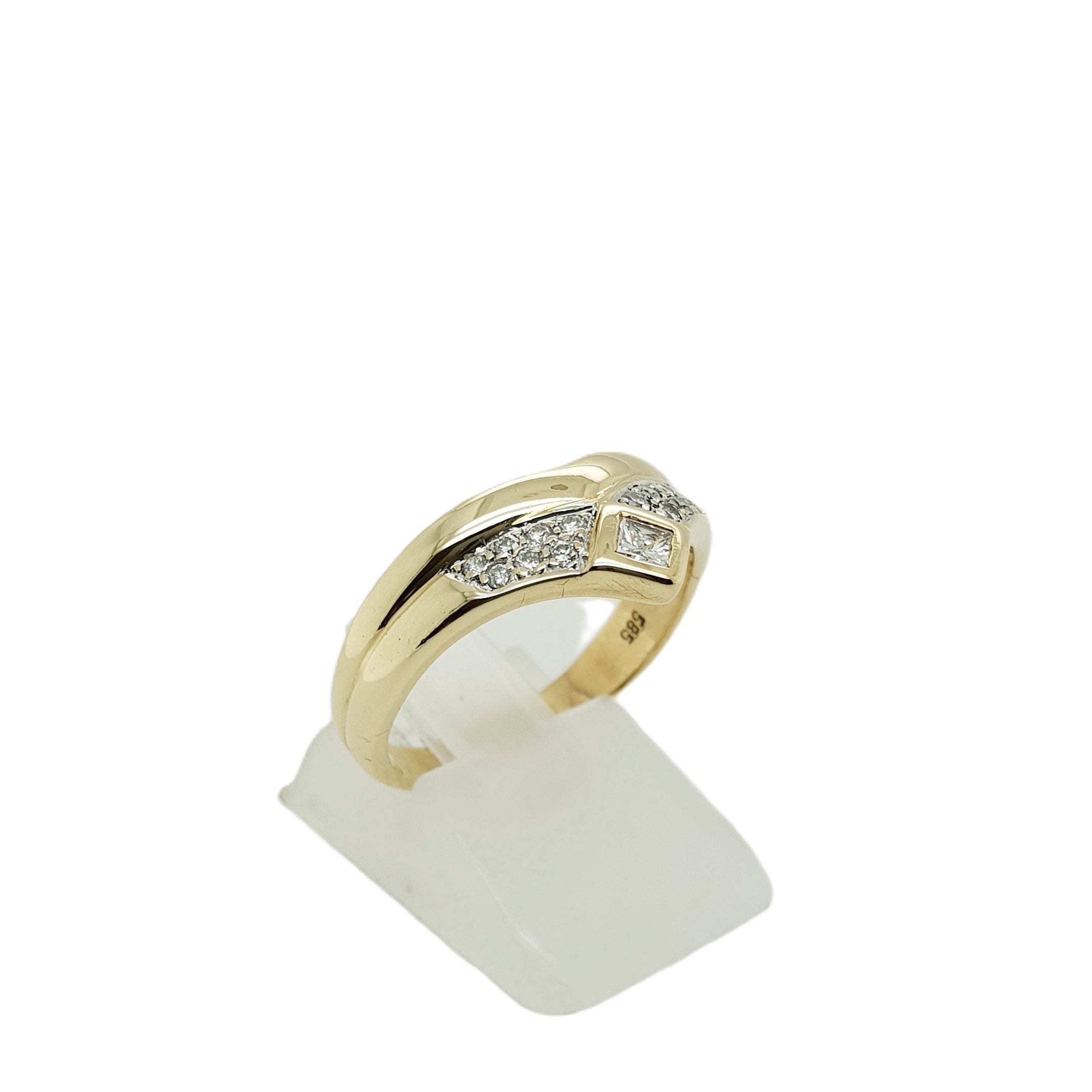 Brillant Gold Ring 585 14kt Gr.58
