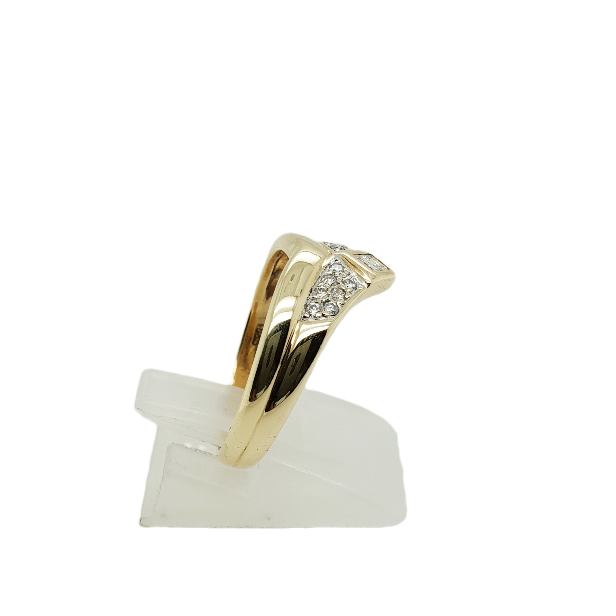 Brillant Gold Ring 585 14kt Gr.58