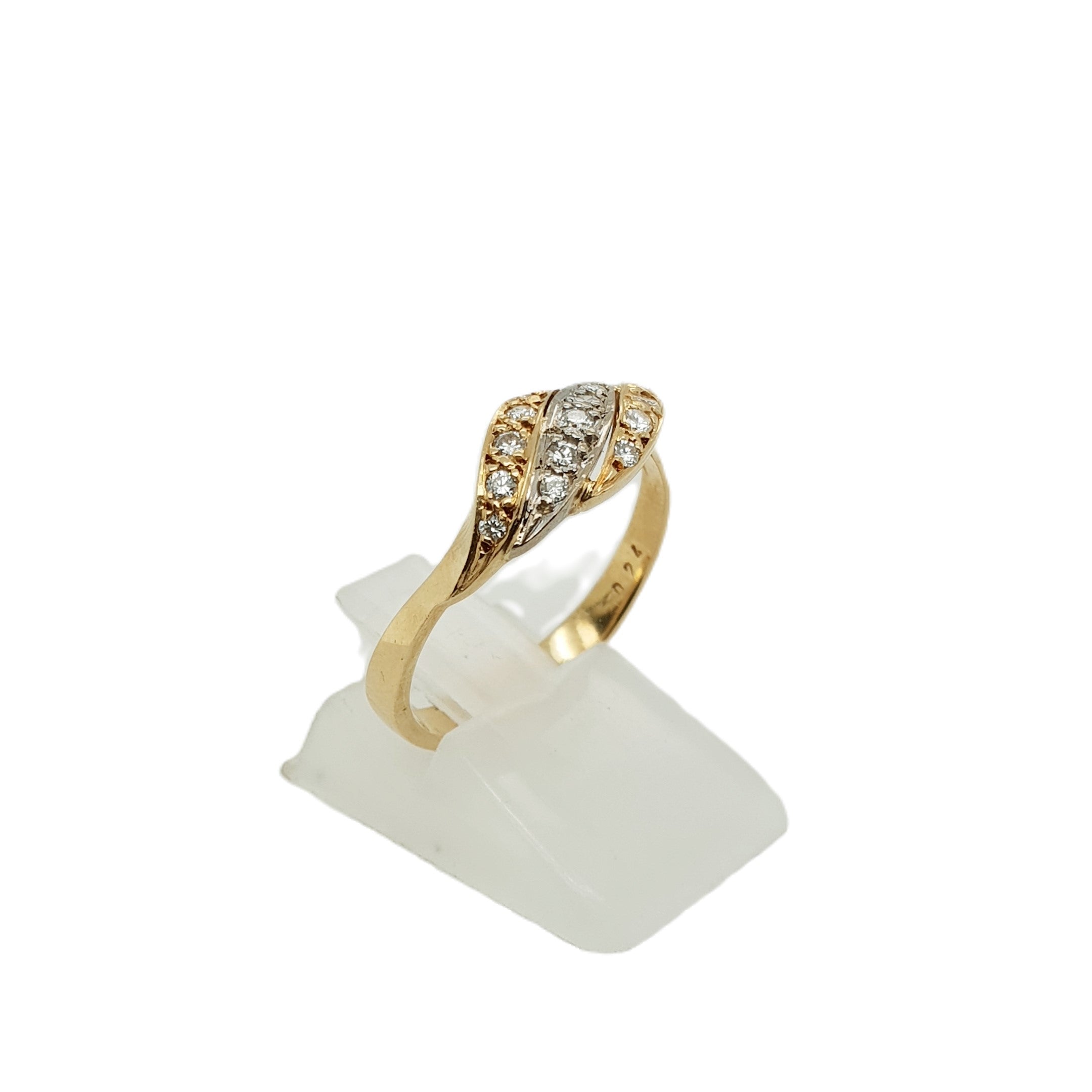 Brillant Gold Ring 585 14kt Gr.57