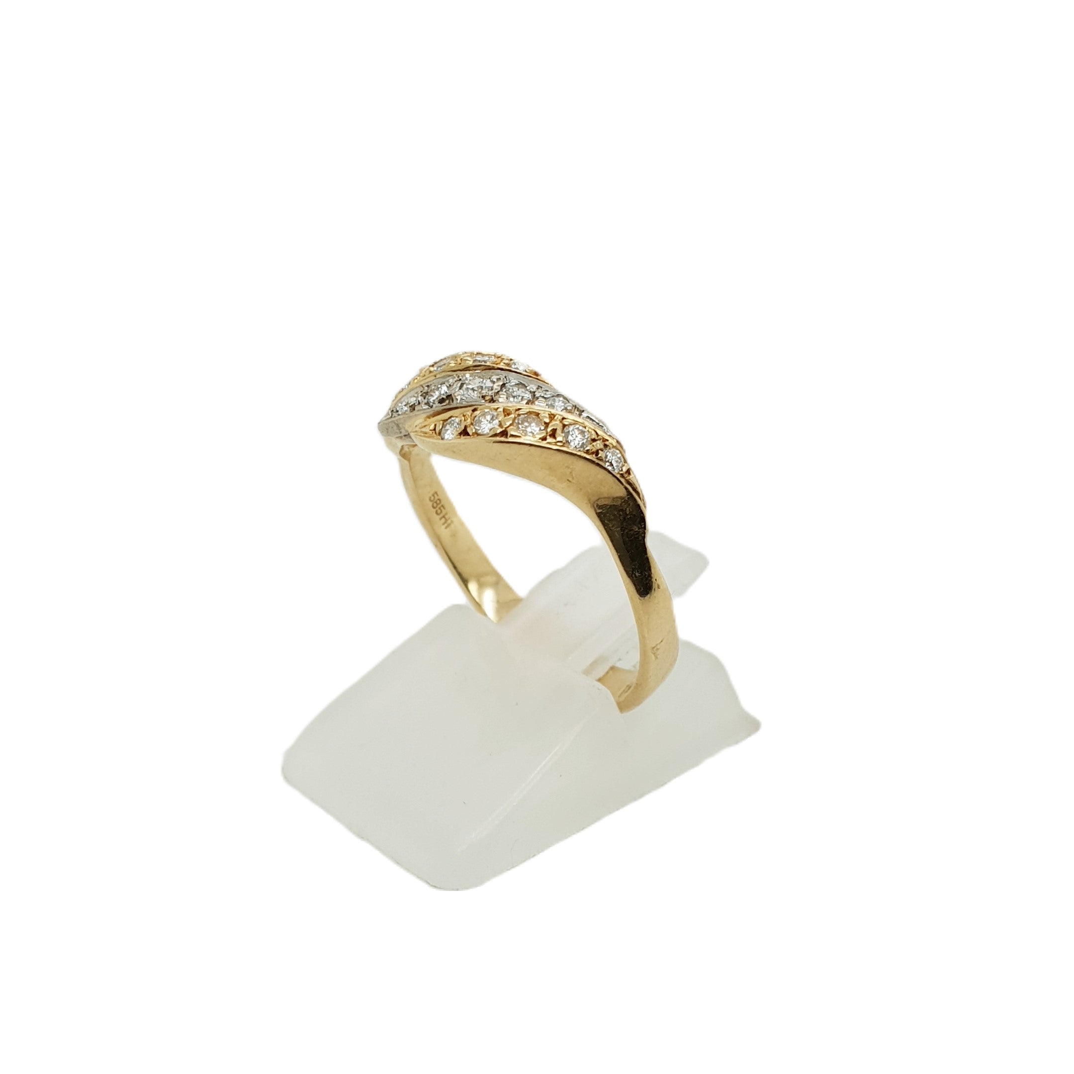 Brillant Gold Ring 585 14kt Gr.57